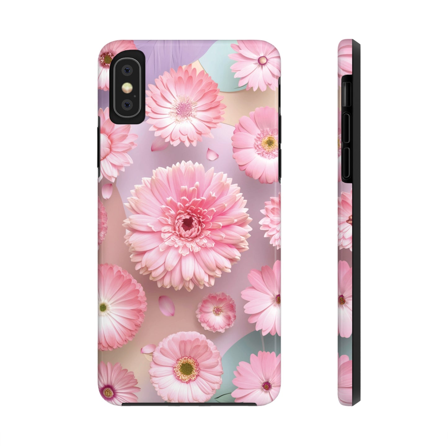 Pink Floral Bliss - Tough Phone Cases