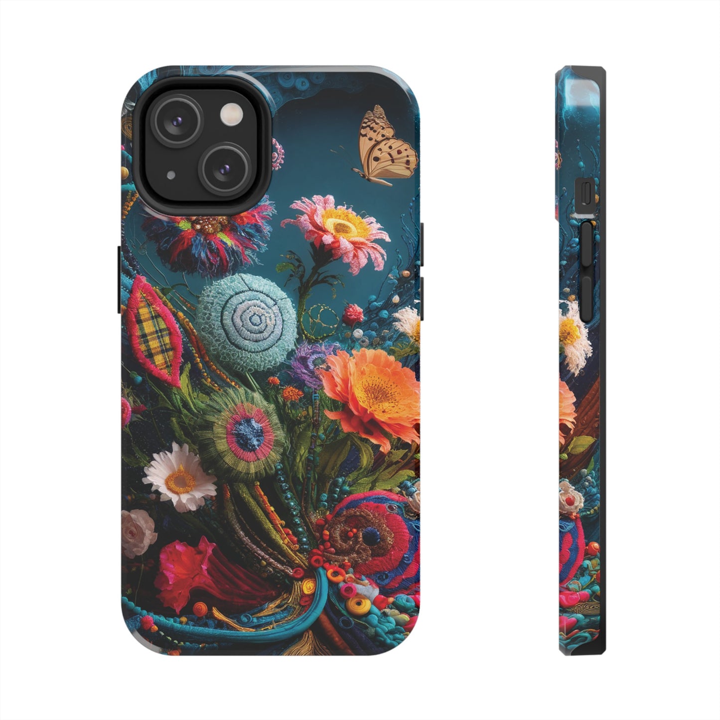 Botanical Sewing Whimsy - Tough Phone Cases