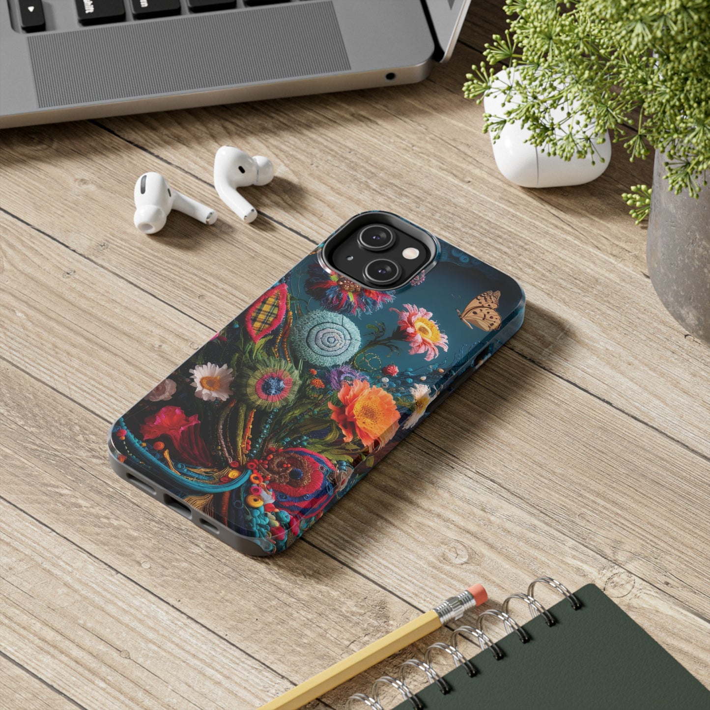 Botanical Sewing Whimsy - Tough Phone Cases