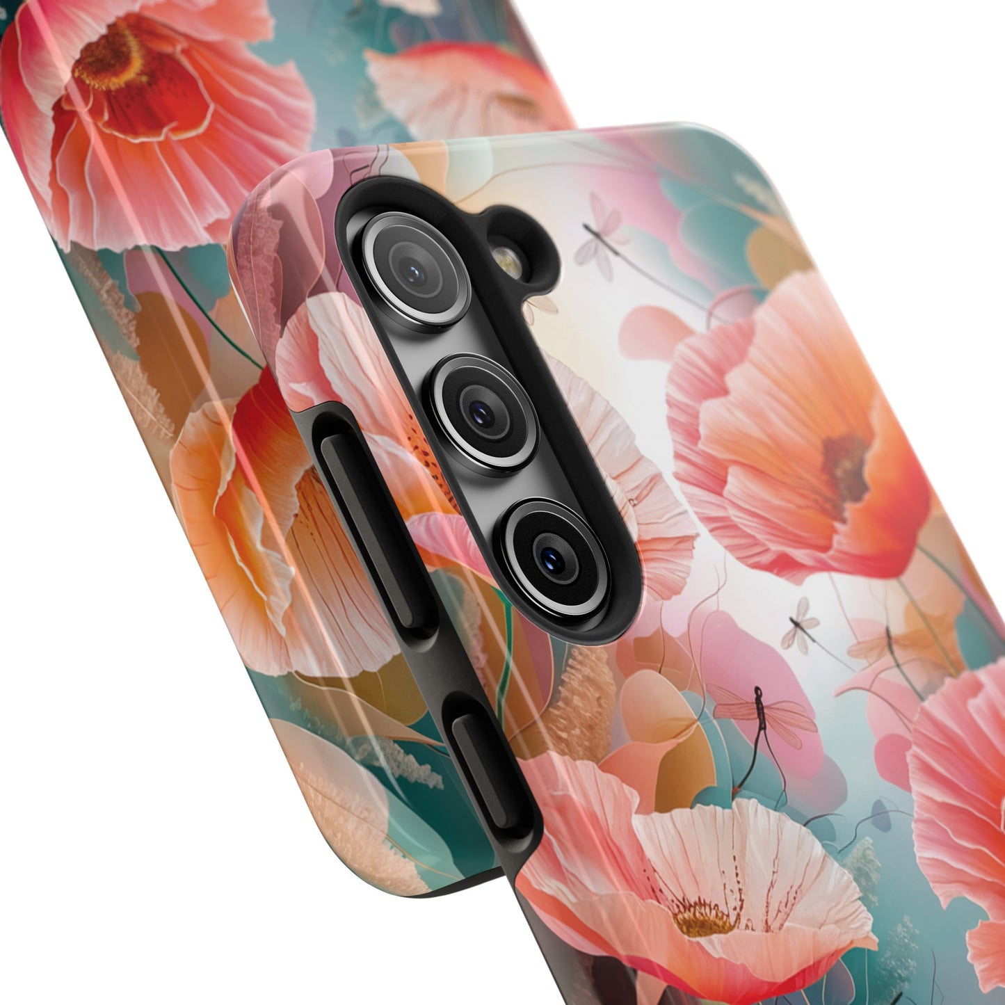Whimsical Wings and Petal Whispers - Tough Phone Cases