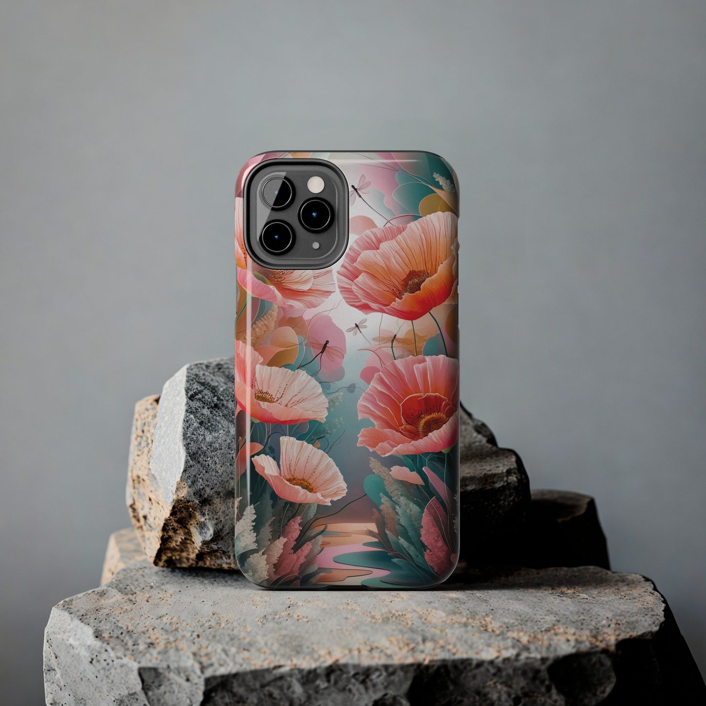 Whimsical Wings and Petal Whispers - Tough Phone Cases