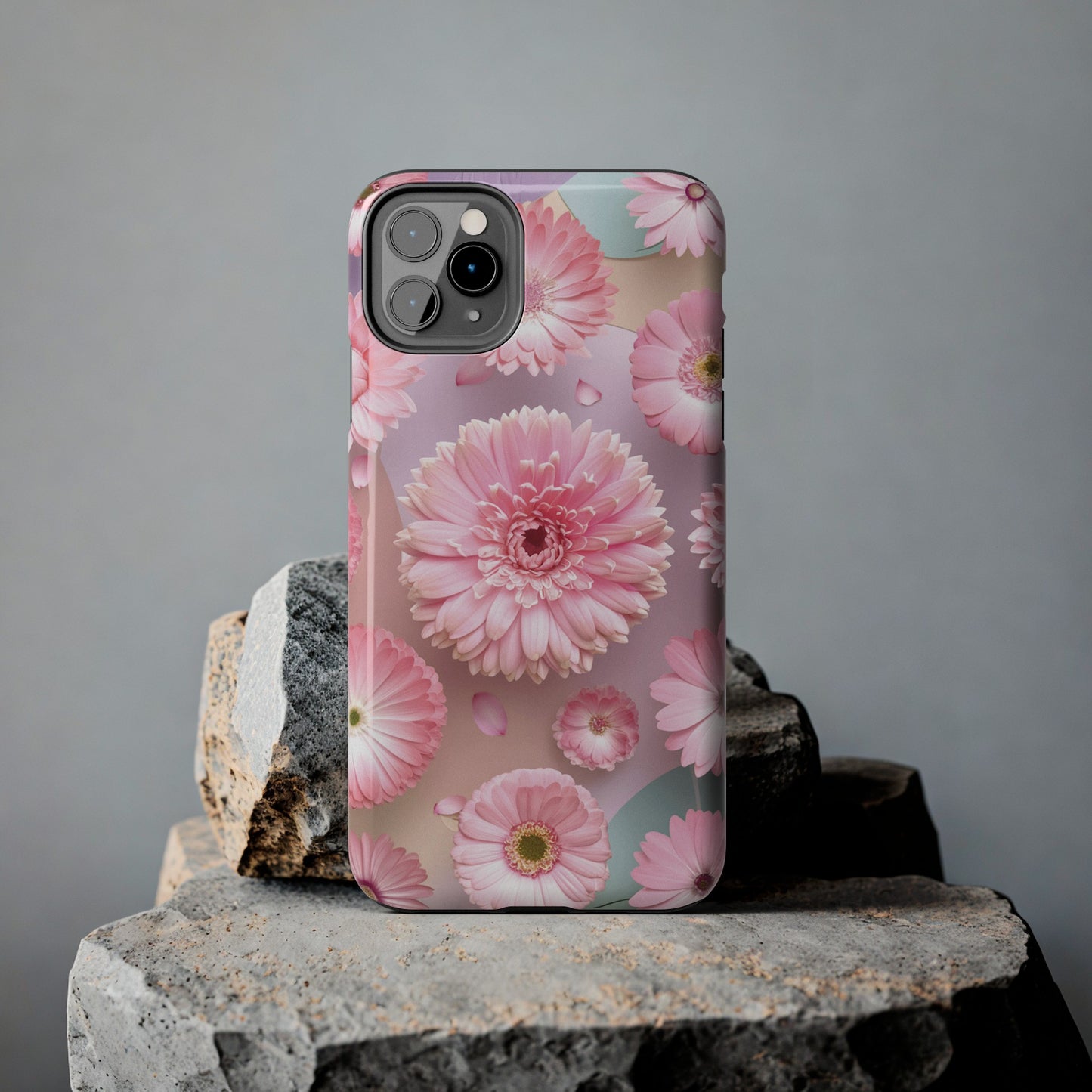 Pink Floral Bliss - Tough Phone Cases