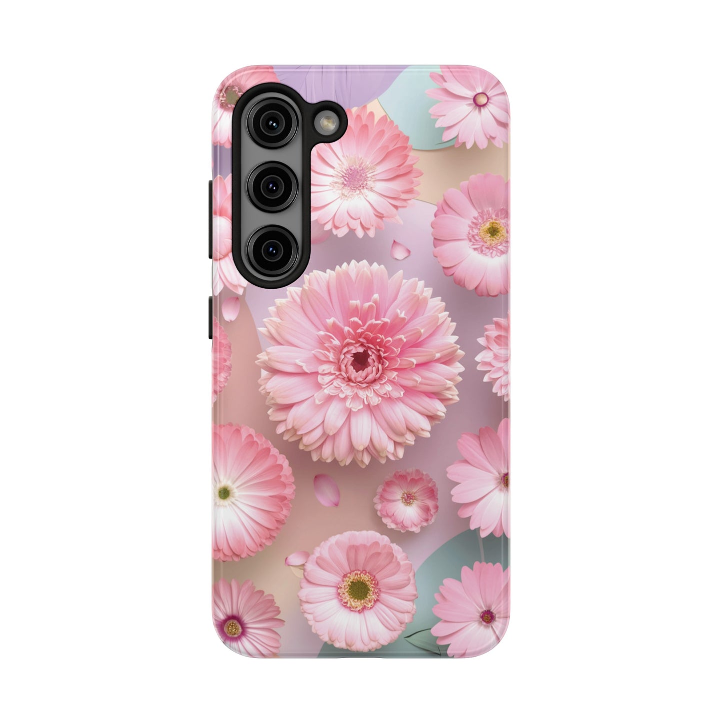 Pink Floral Bliss - Tough Phone Cases