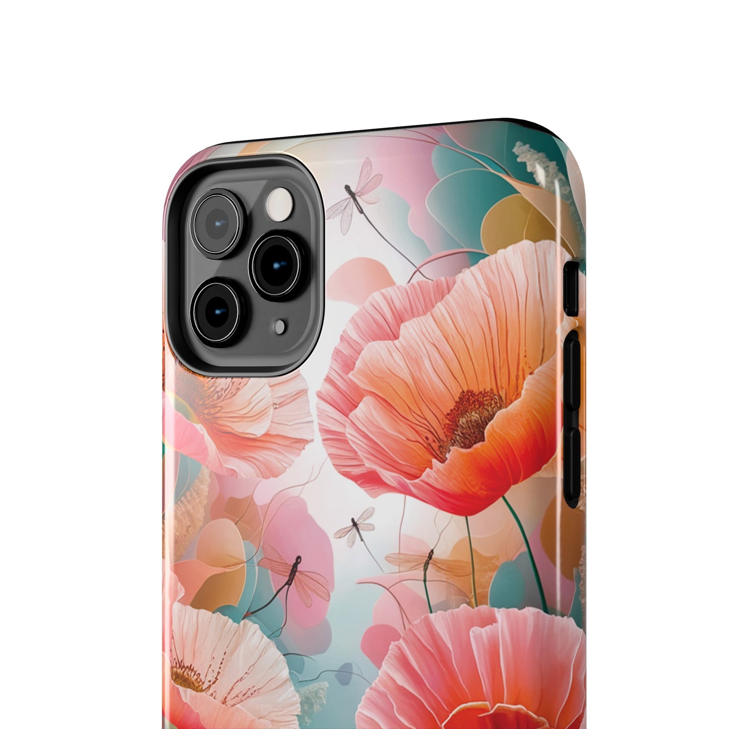 Whimsical Wings and Petal Whispers - Tough Phone Cases