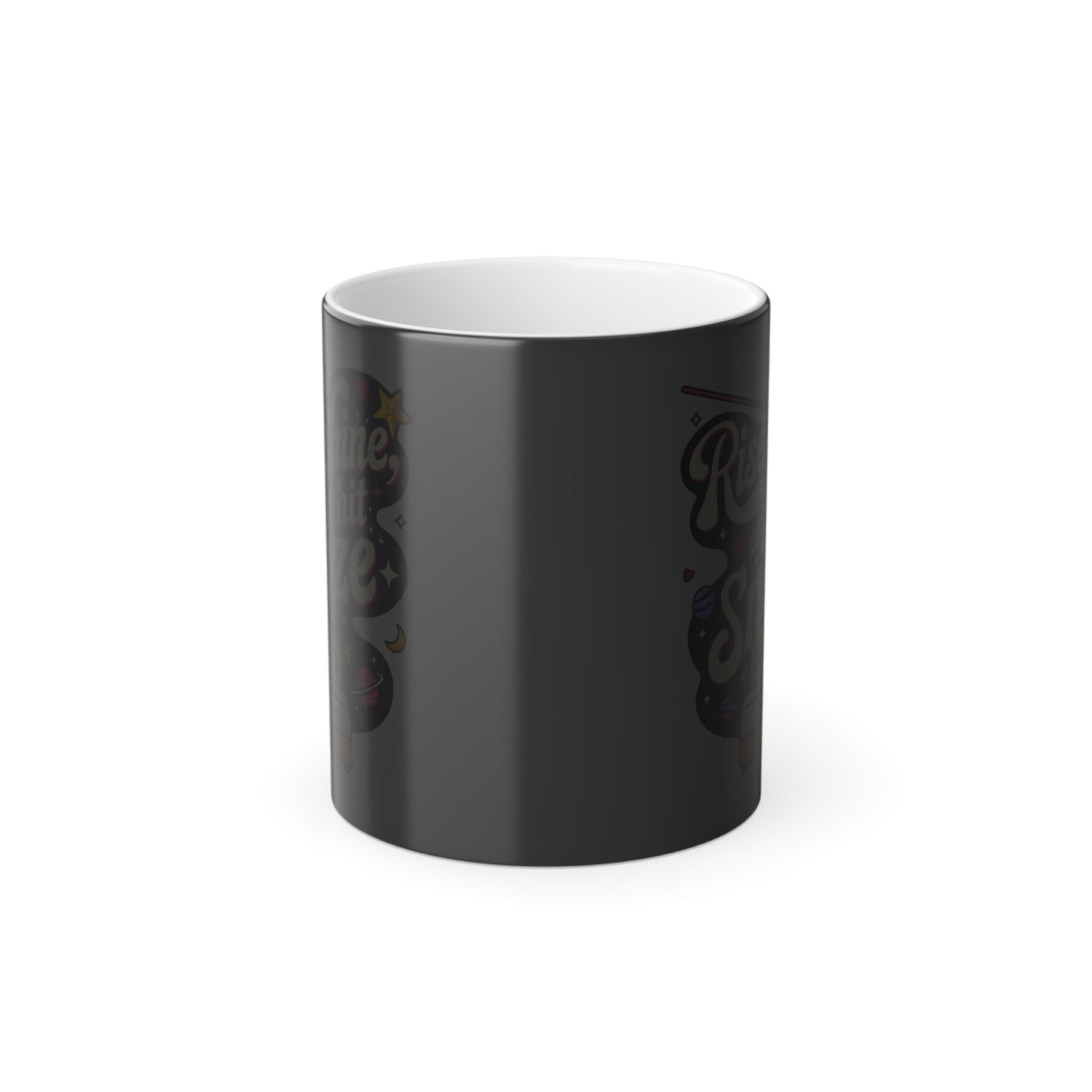 Rise and Shine or Just Hit Snooze - Color Morphing Mug, 11oz