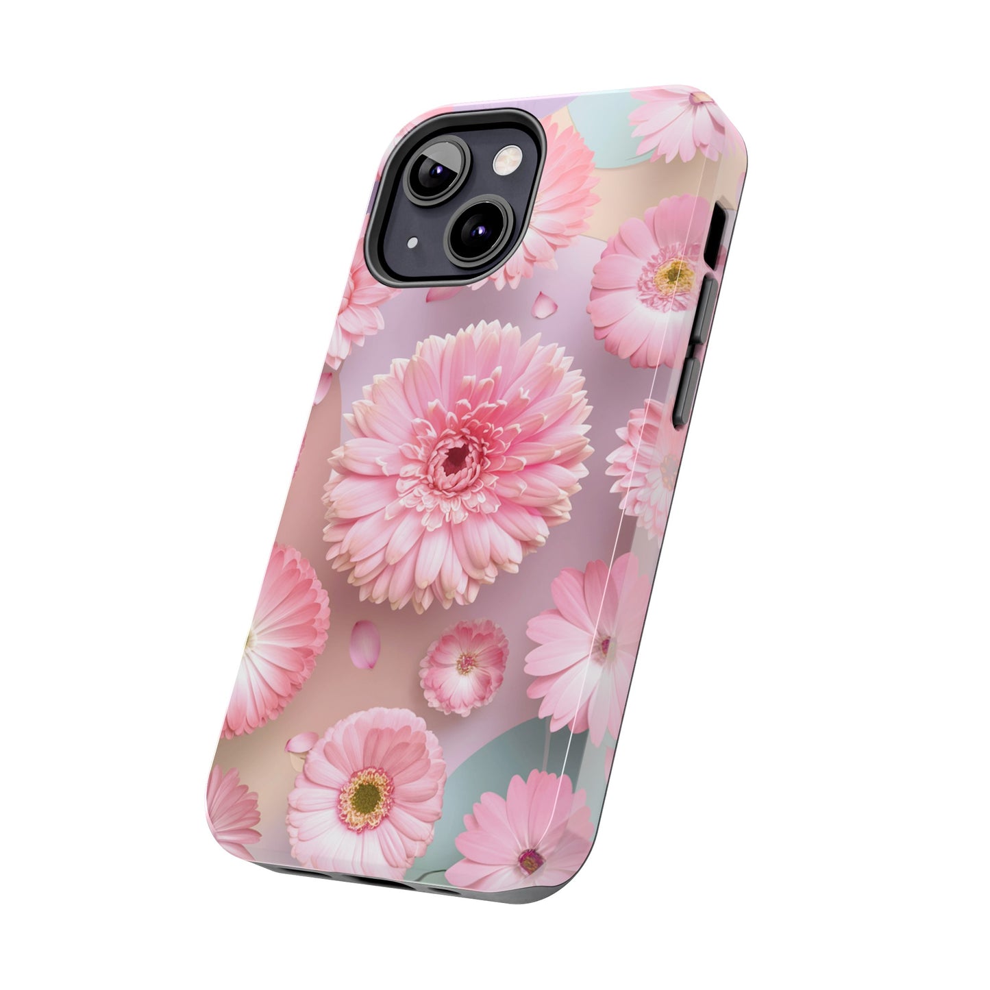Pink Floral Bliss - Tough Phone Cases