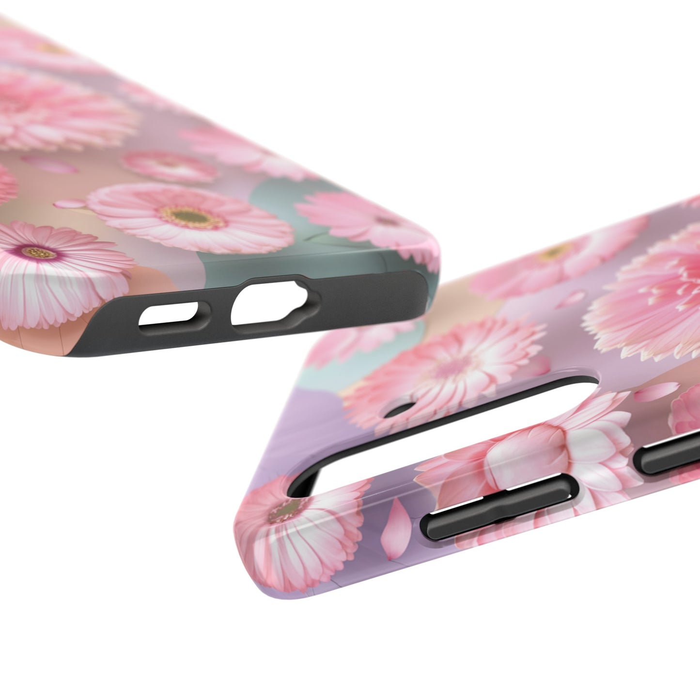 Pink Floral Bliss - Tough Phone Cases
