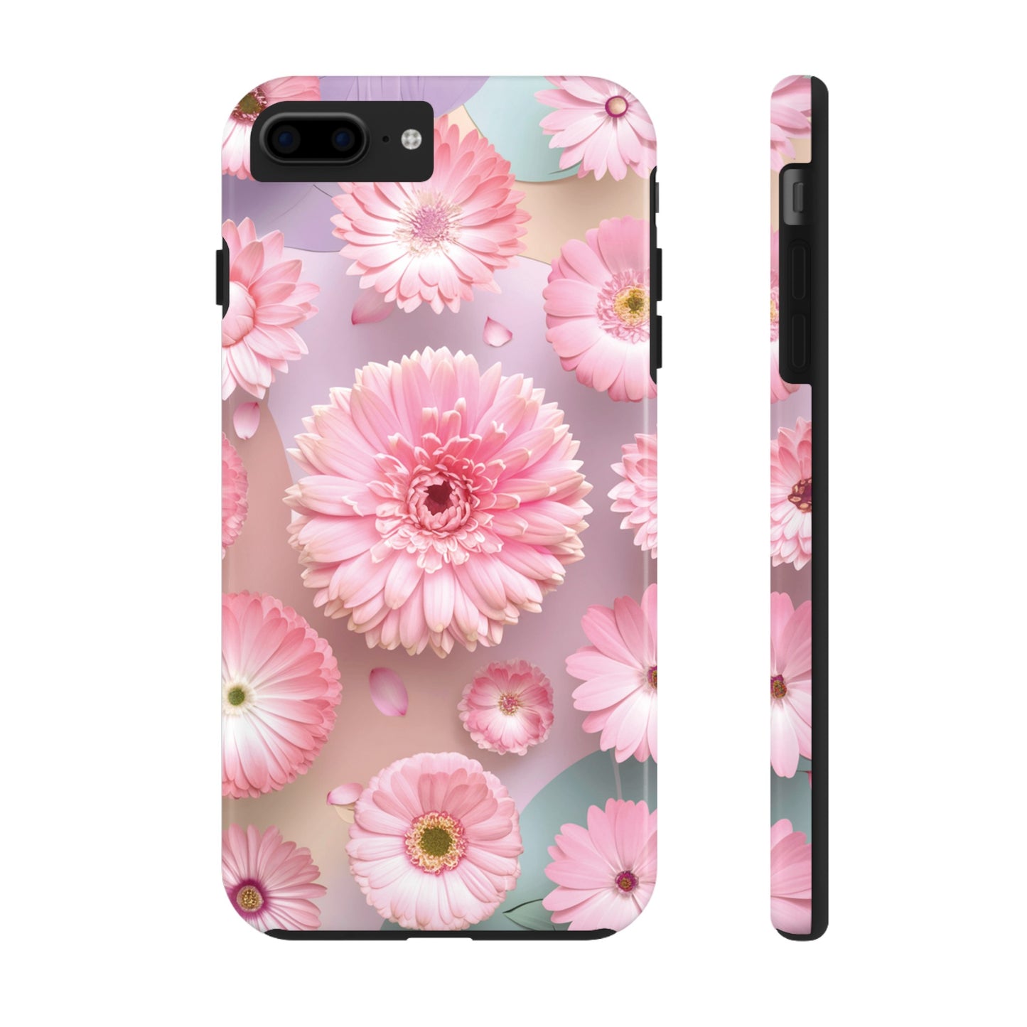 Pink Floral Bliss - Tough Phone Cases