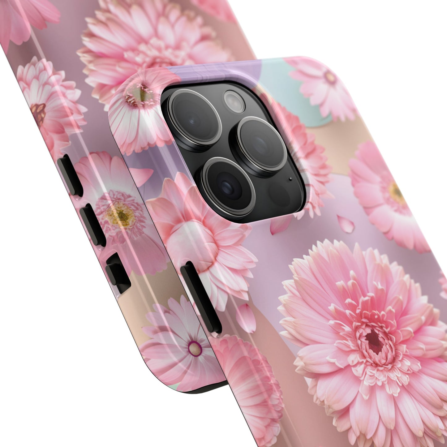 Pink Floral Bliss - Tough Phone Cases