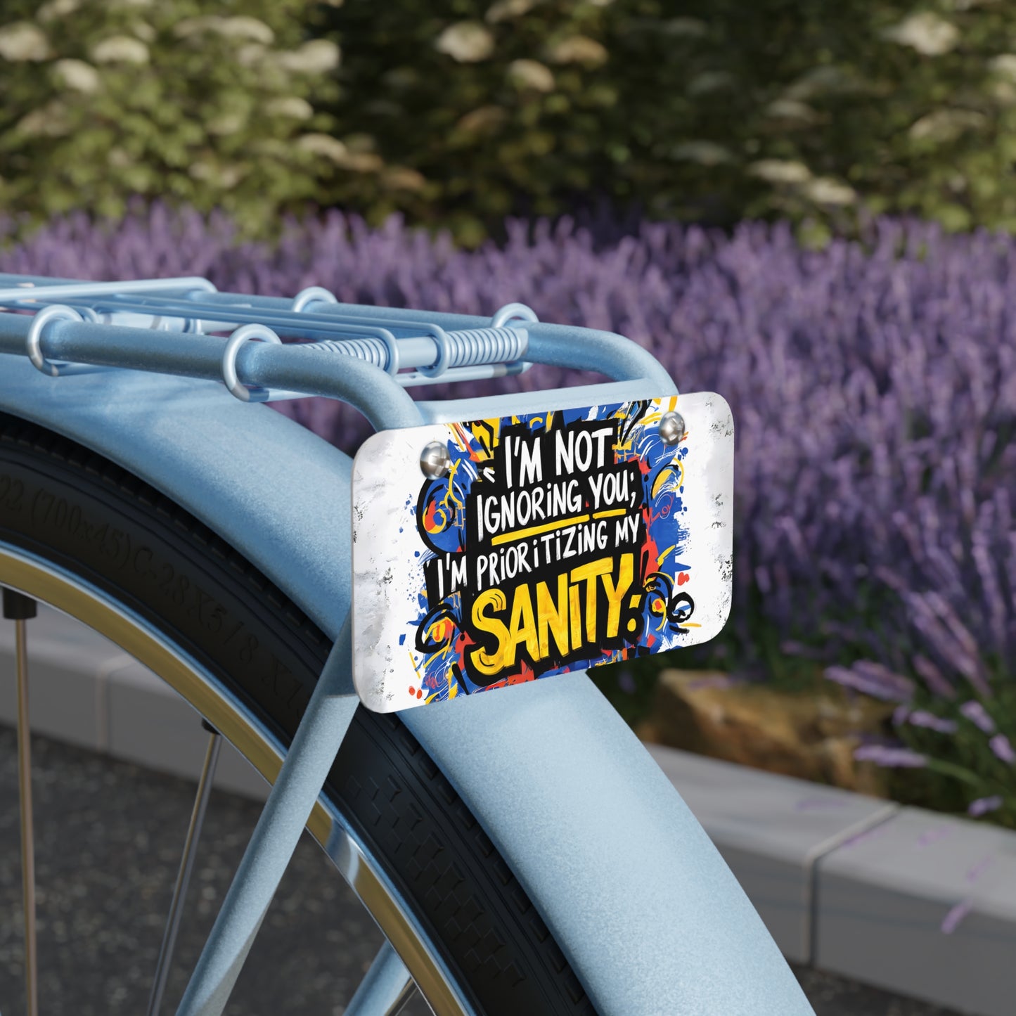 "I'm Not Ignoring You; I'm Prioritizing My Sanity!" - Mini License Plate
