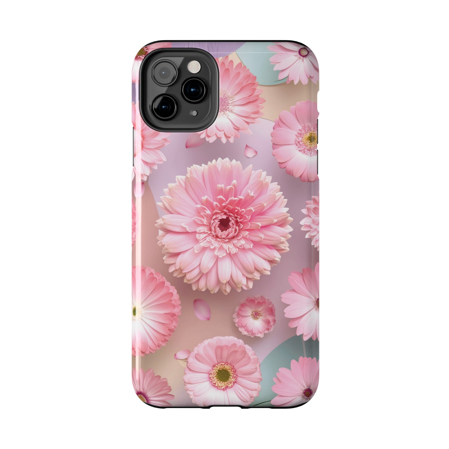 Pink Floral Bliss - Tough Phone Cases