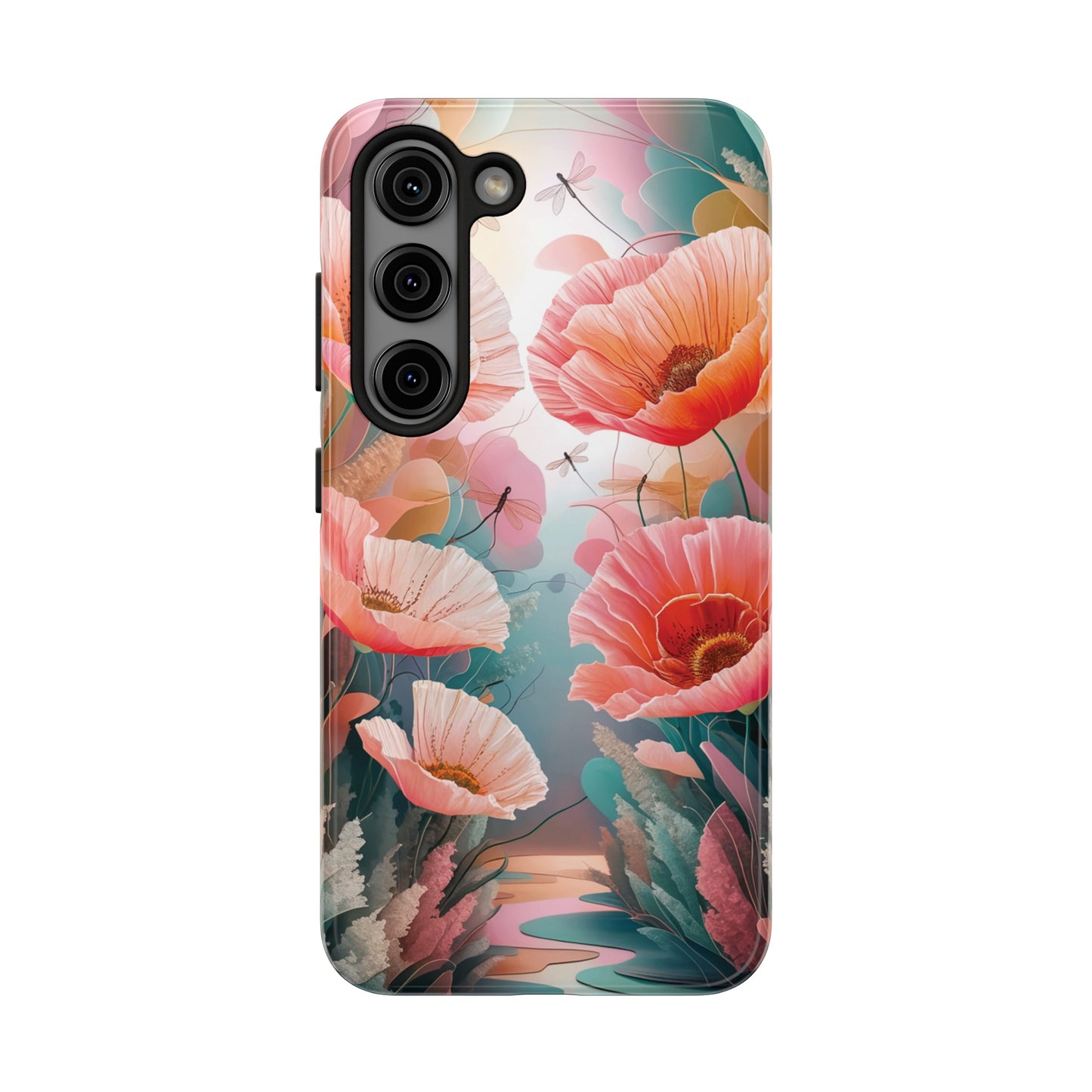 Whimsical Wings and Petal Whispers - Tough Phone Cases