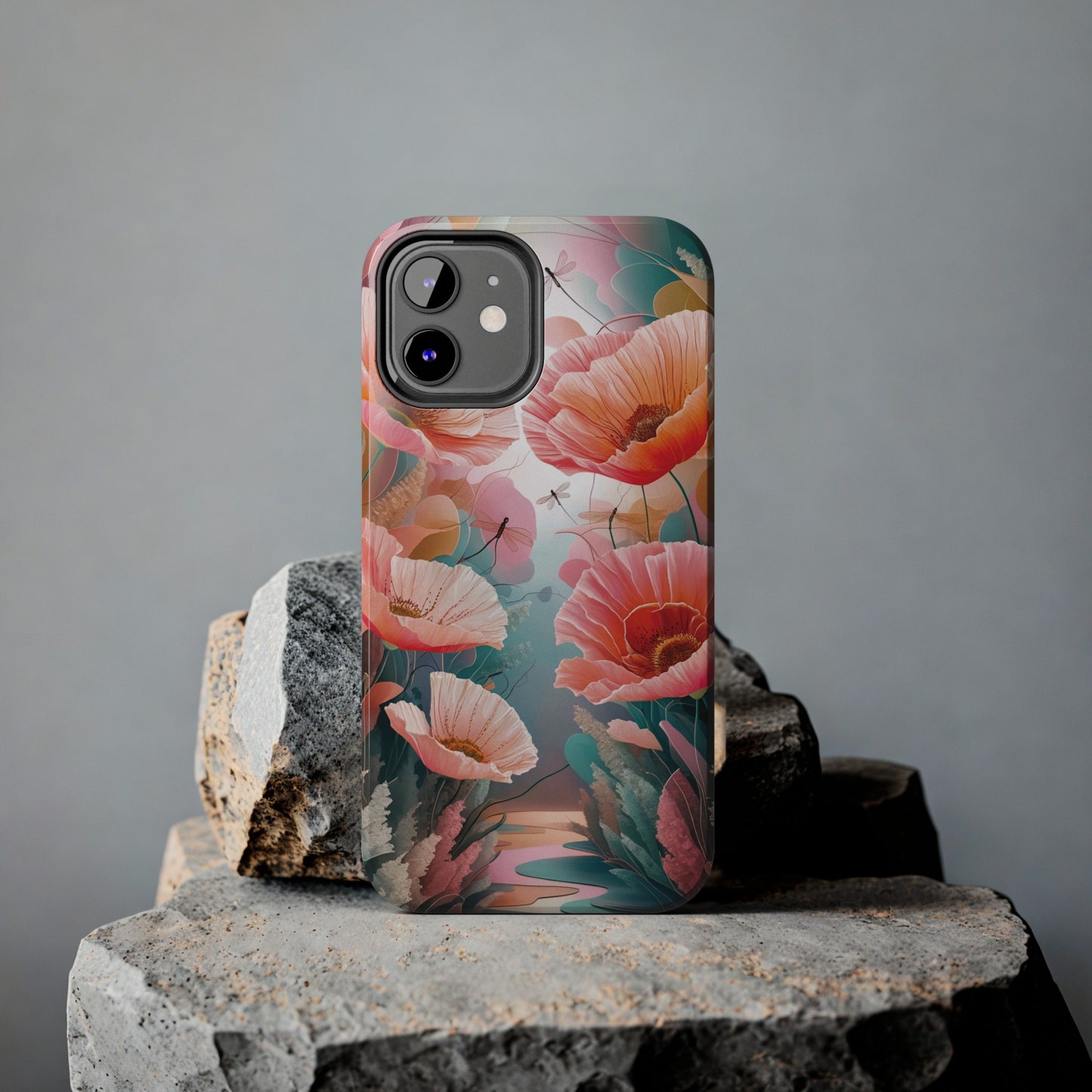 Whimsical Wings and Petal Whispers - Tough Phone Cases