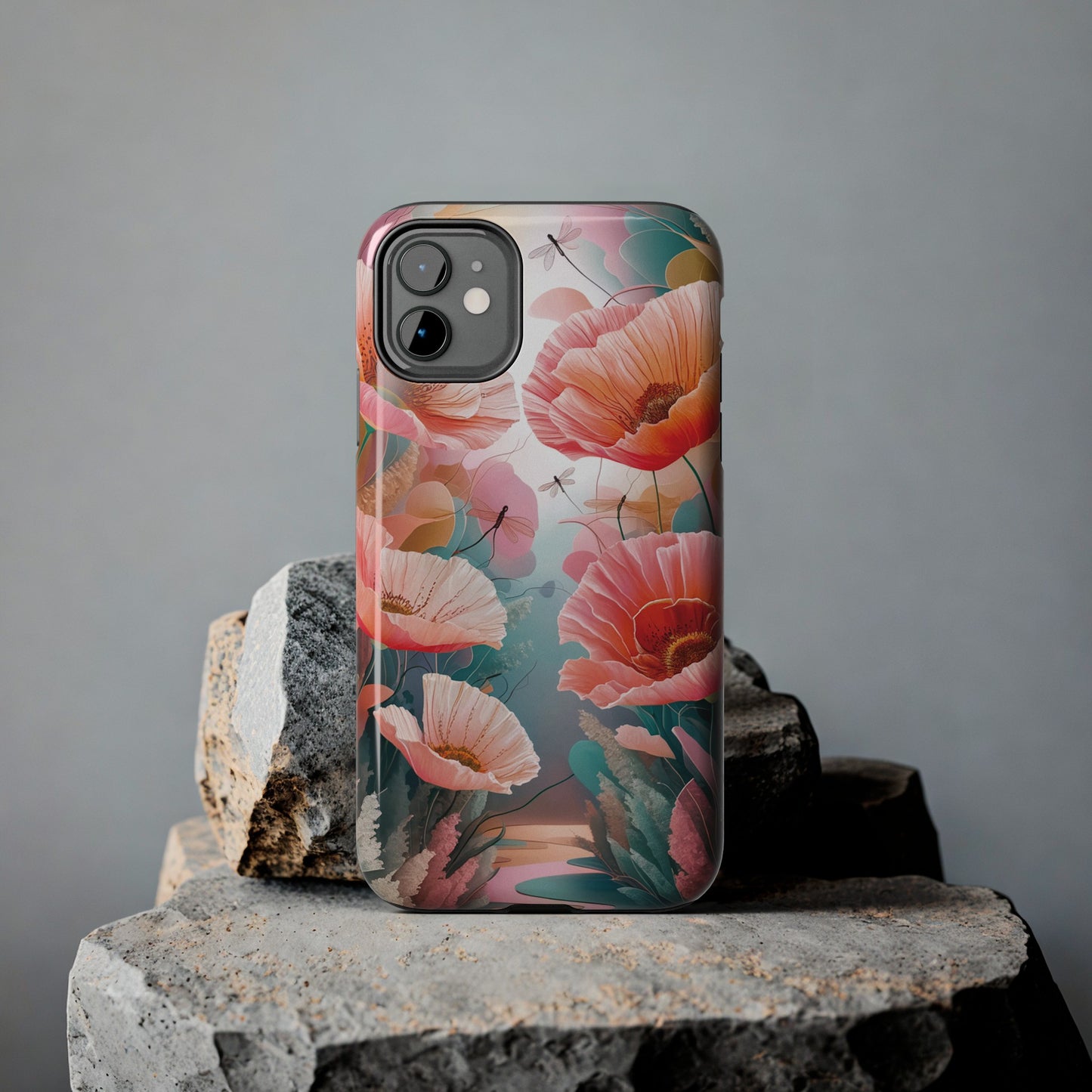 Whimsical Wings and Petal Whispers - Tough Phone Cases