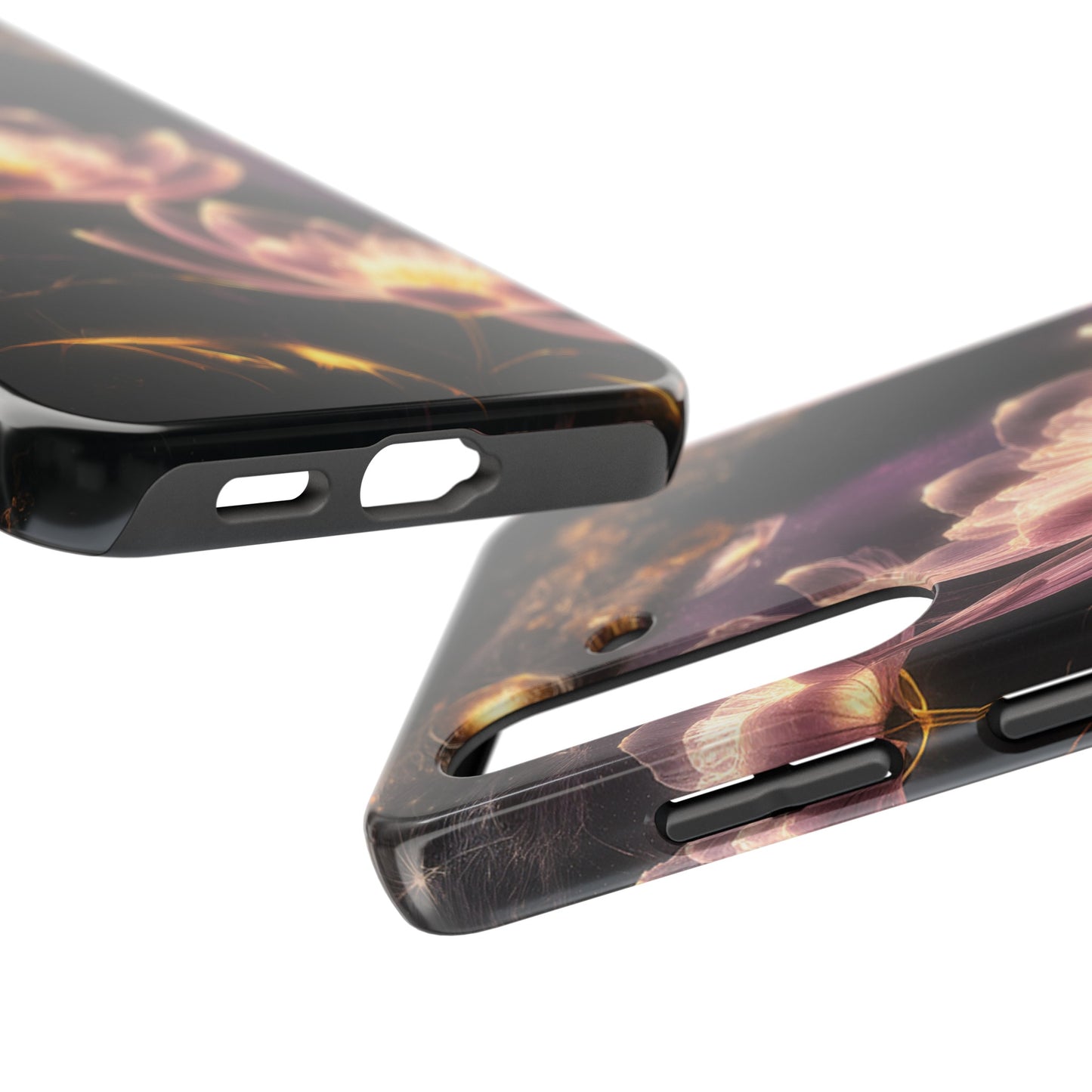 Night Lotus Glow - Tough Phone Cases