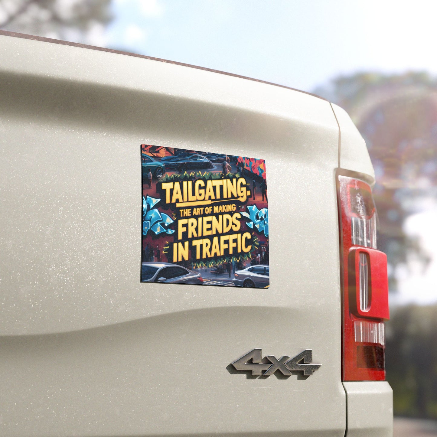 "Tailgating the Art of Making Friends in Traffic." - Car Magnets