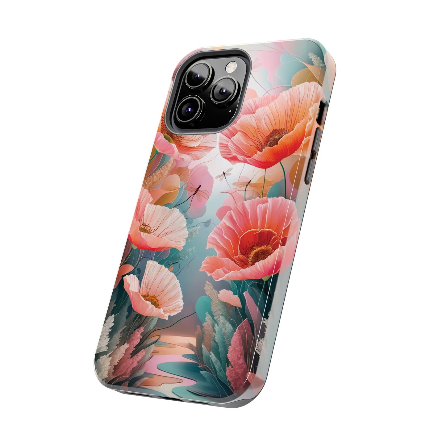 Whimsical Wings and Petal Whispers - Tough Phone Cases