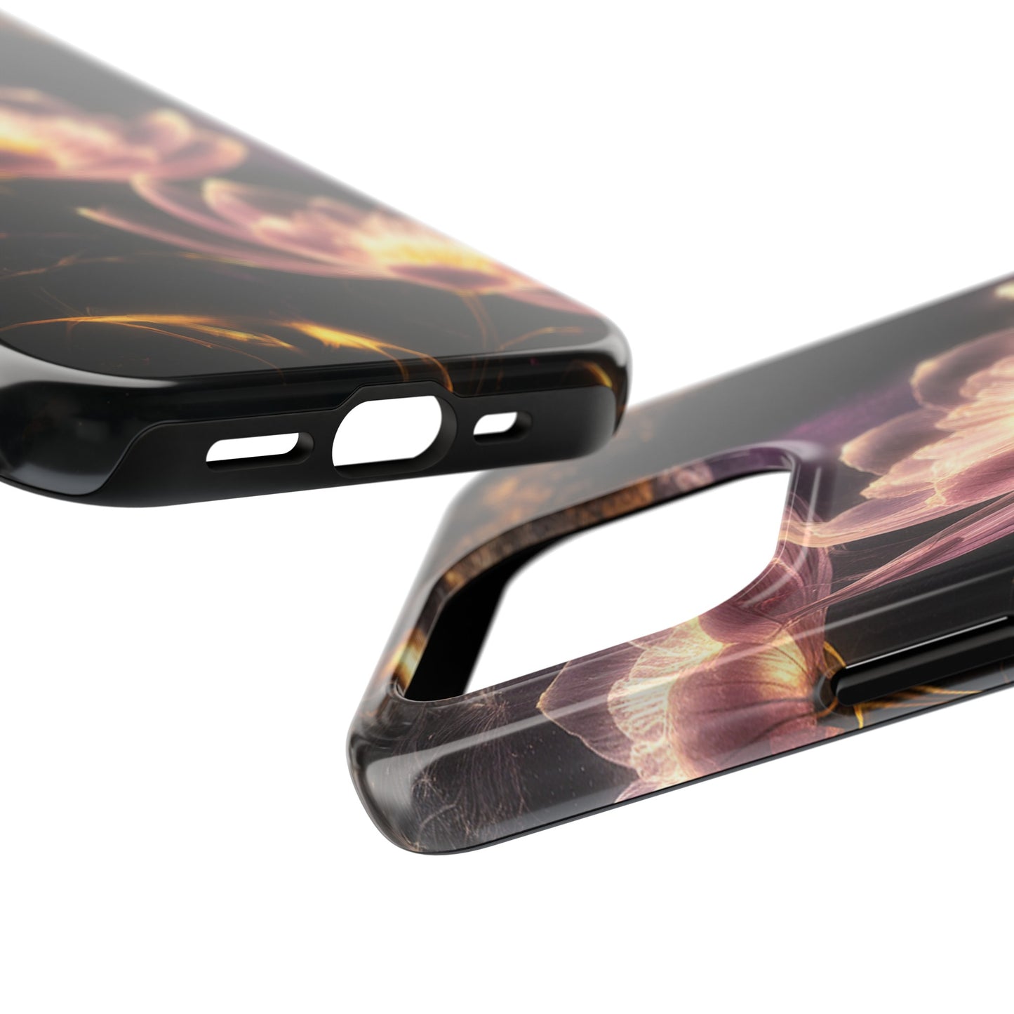 Night Lotus Glow - Tough Phone Cases