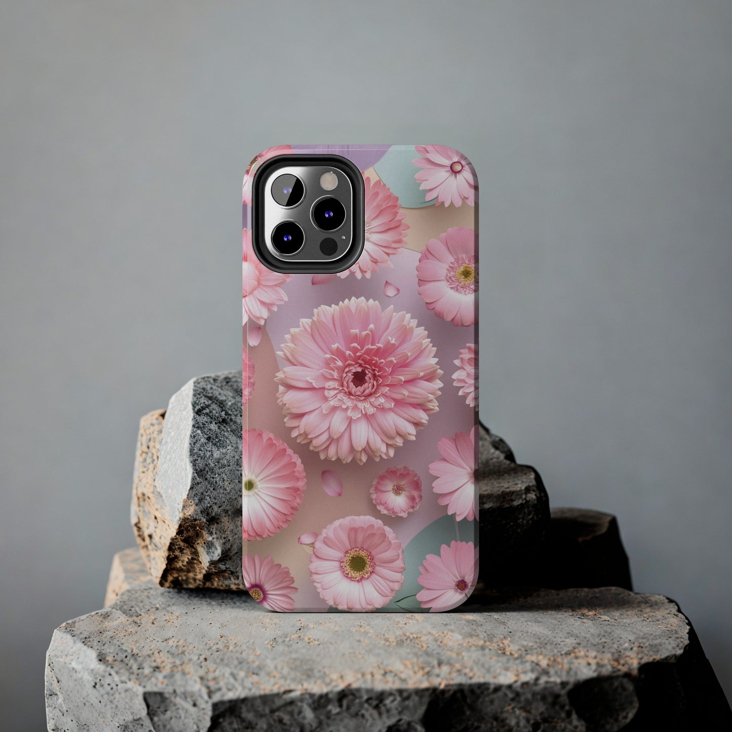 Pink Floral Bliss - Tough Phone Cases