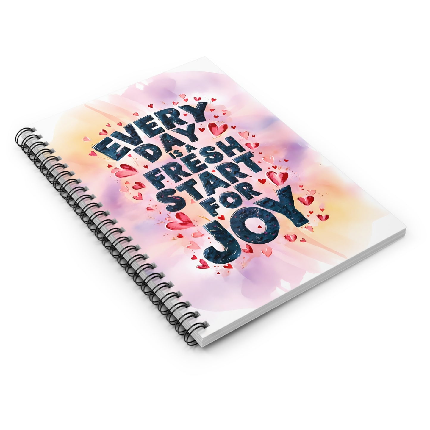 Everyday is a Fresh Start For Joy Spiral Notebook - Ruled Line