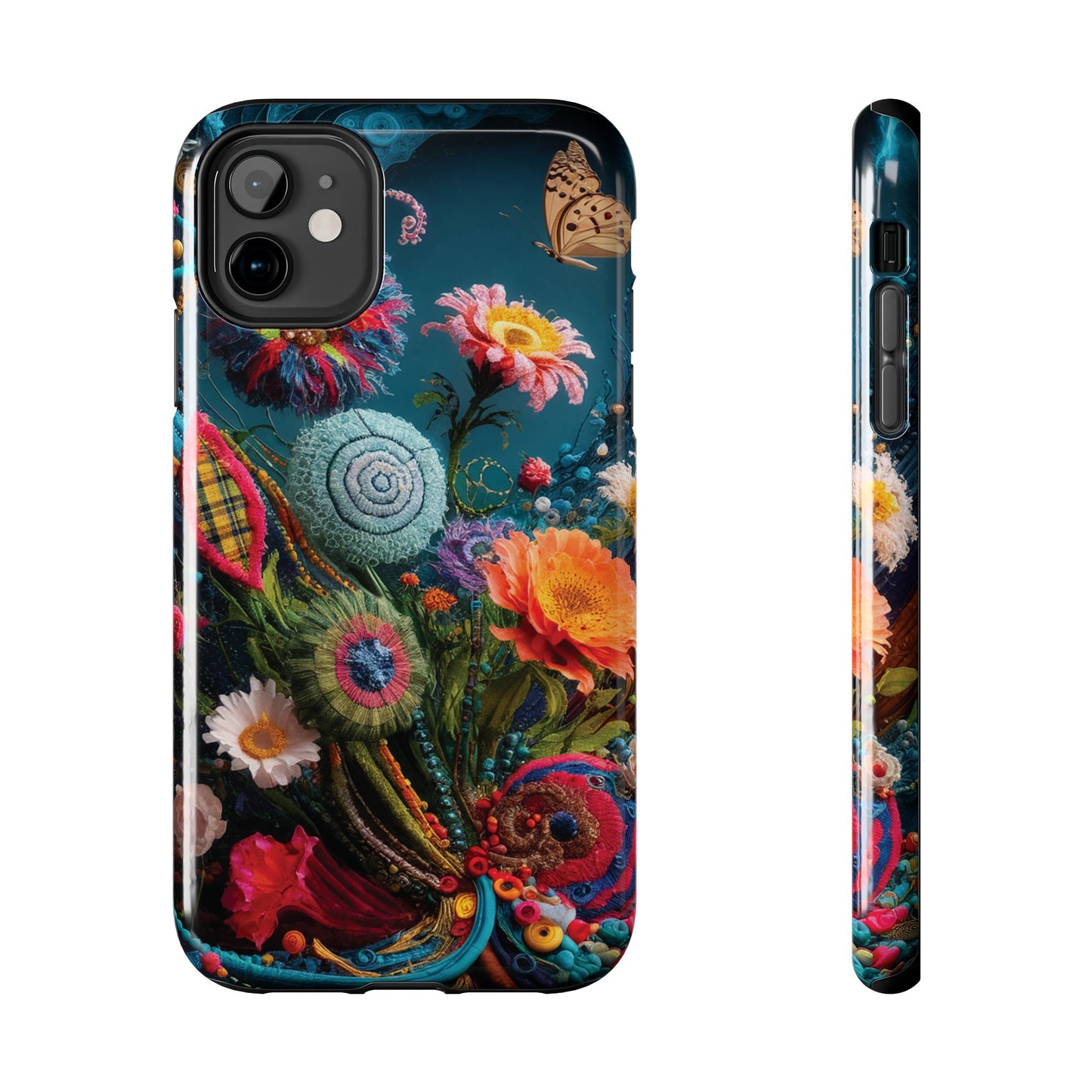 Botanical Sewing Whimsy - Tough Phone Cases