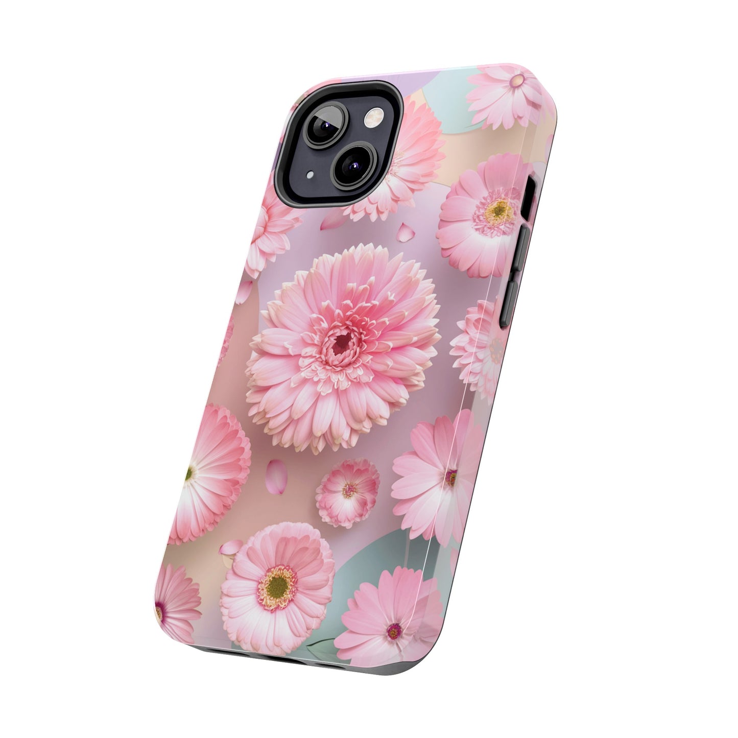 Pink Floral Bliss - Tough Phone Cases