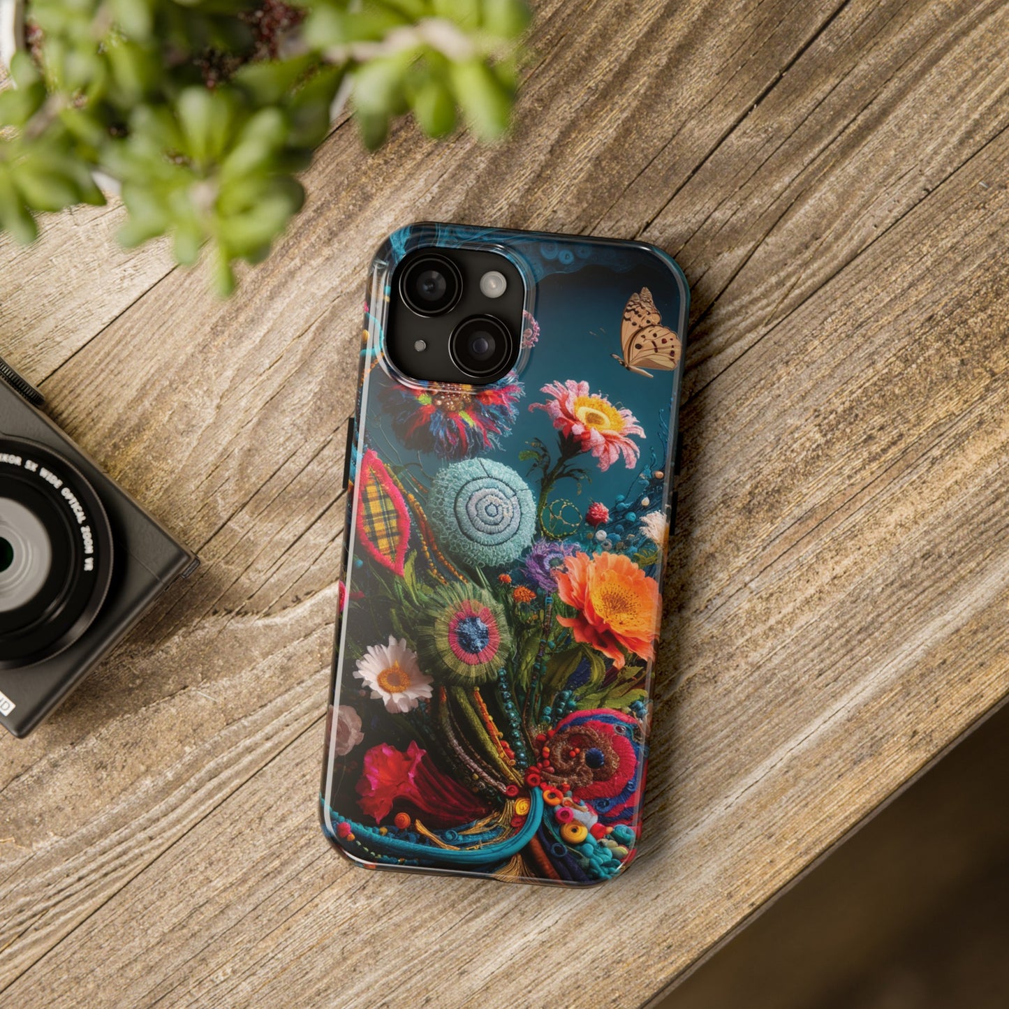 Botanical Sewing Whimsy - Tough Phone Cases