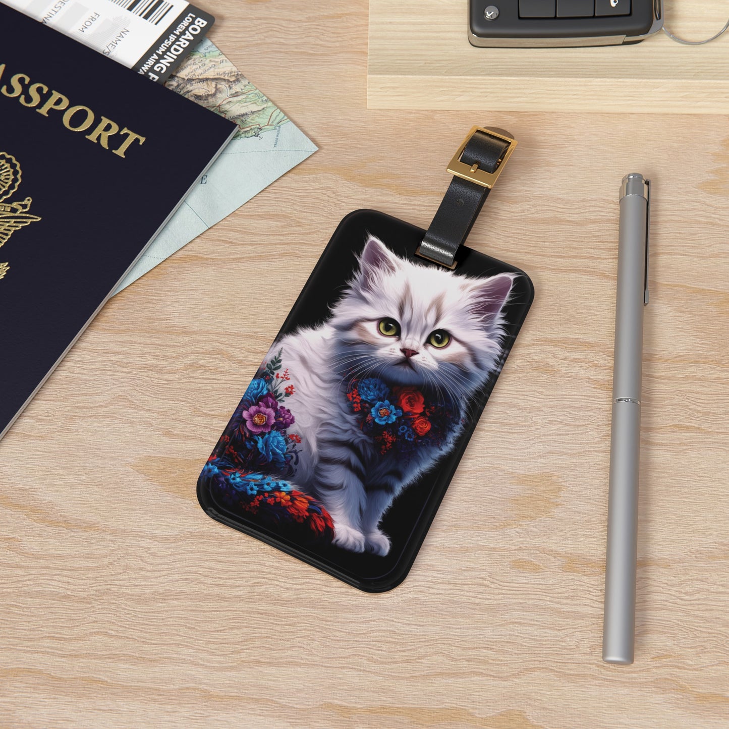 Just a Scottish Fold Kitten - Luggage Tag