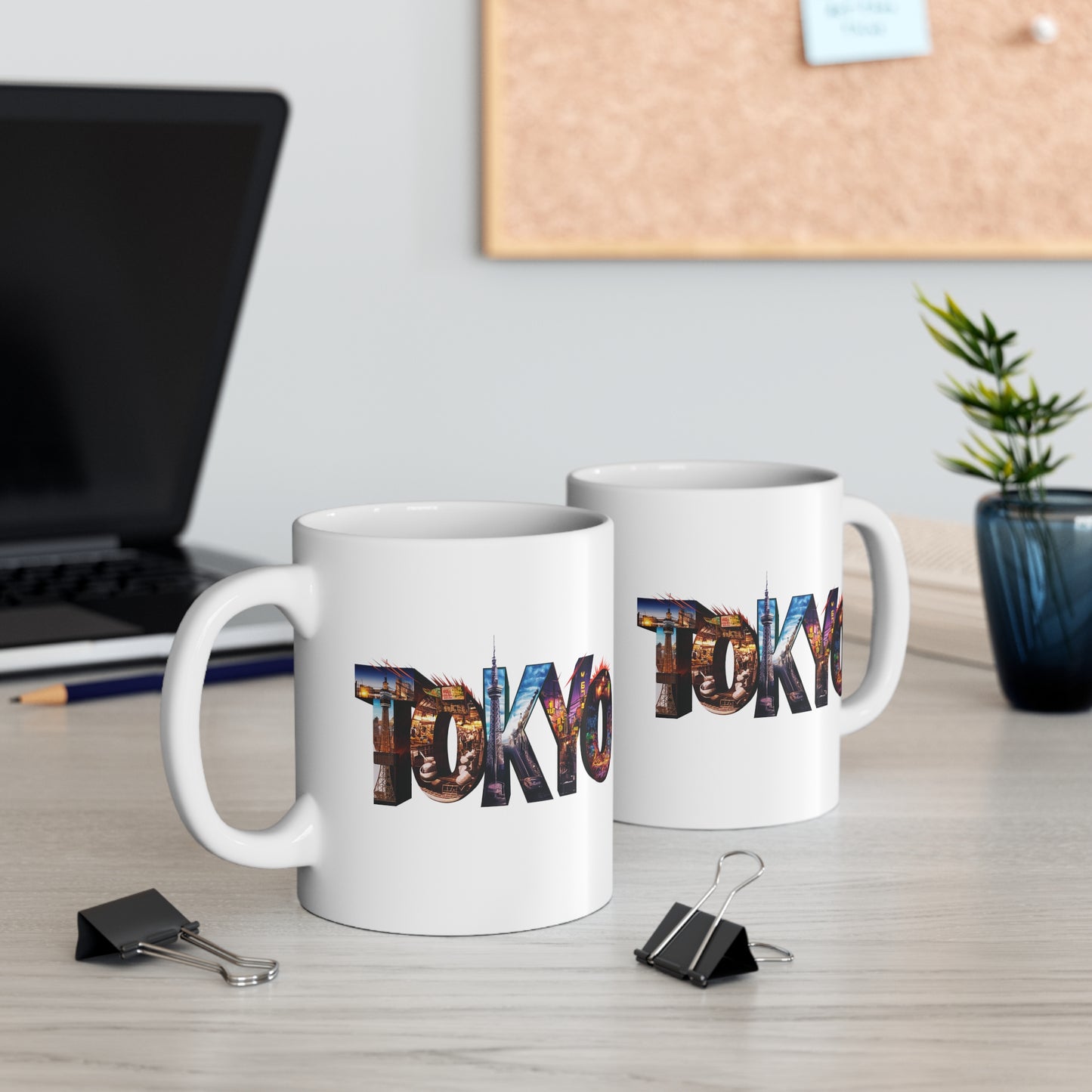 "Tokyo" in White - Mug 11oz