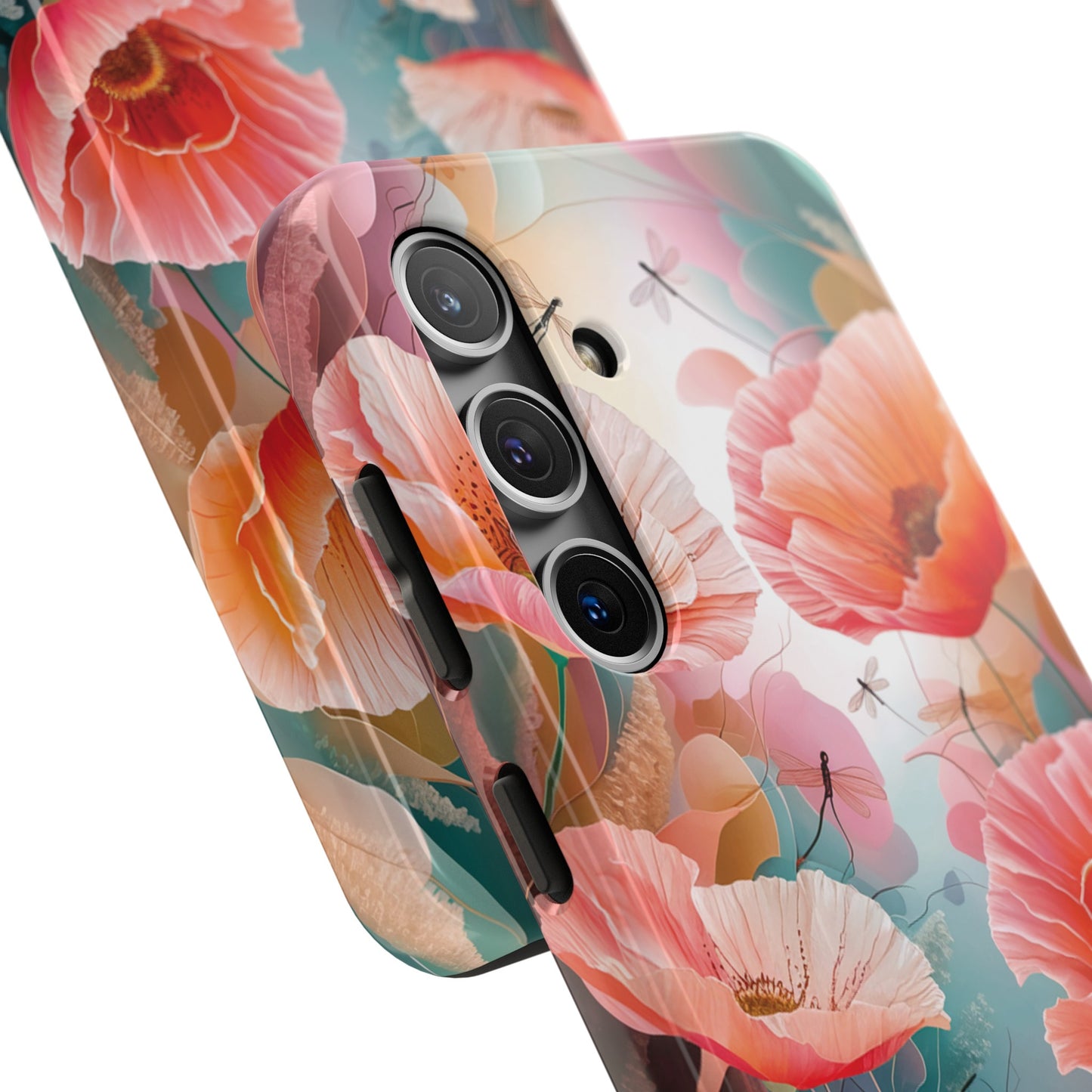 Whimsical Wings and Petal Whispers - Tough Phone Cases