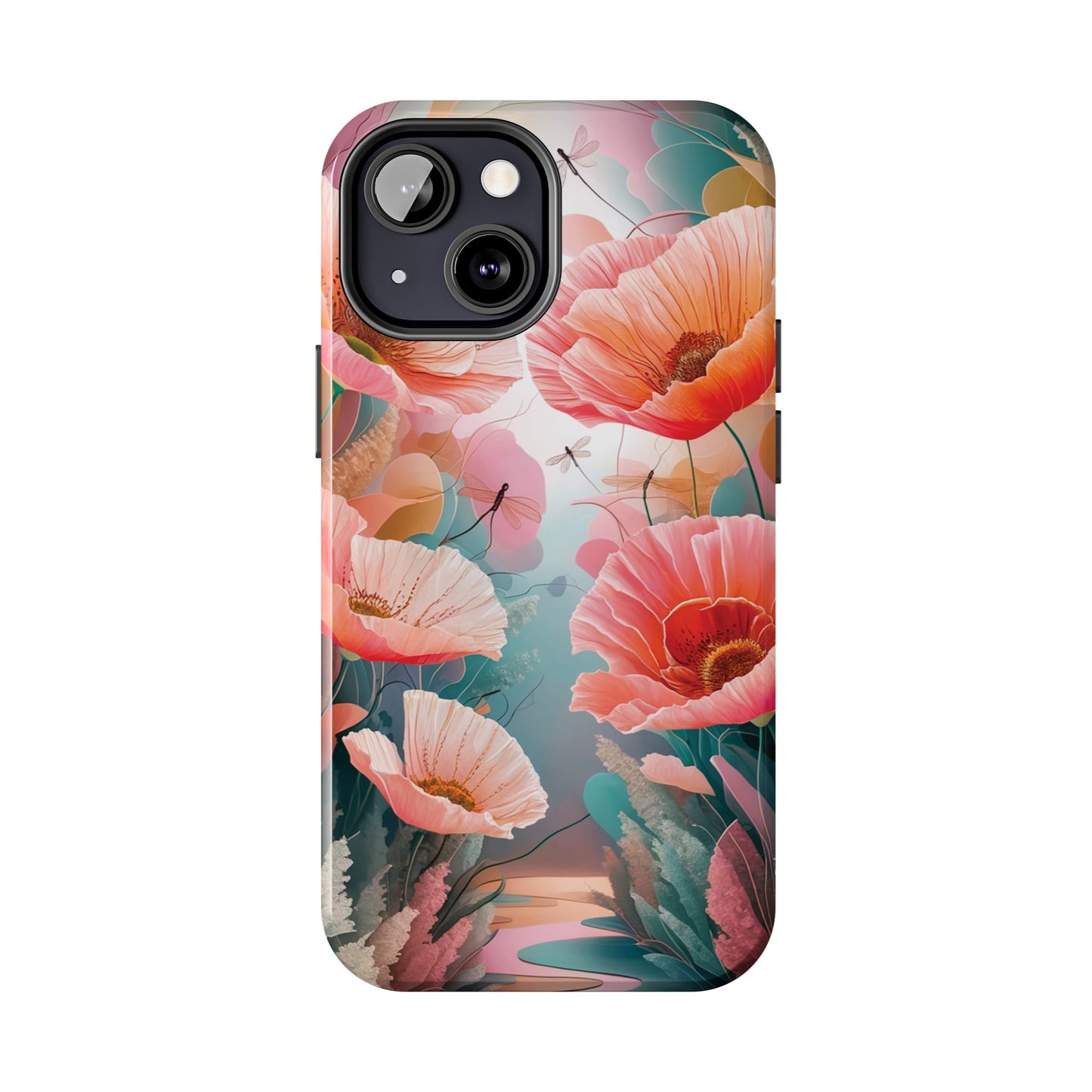 Whimsical Wings and Petal Whispers - Tough Phone Cases