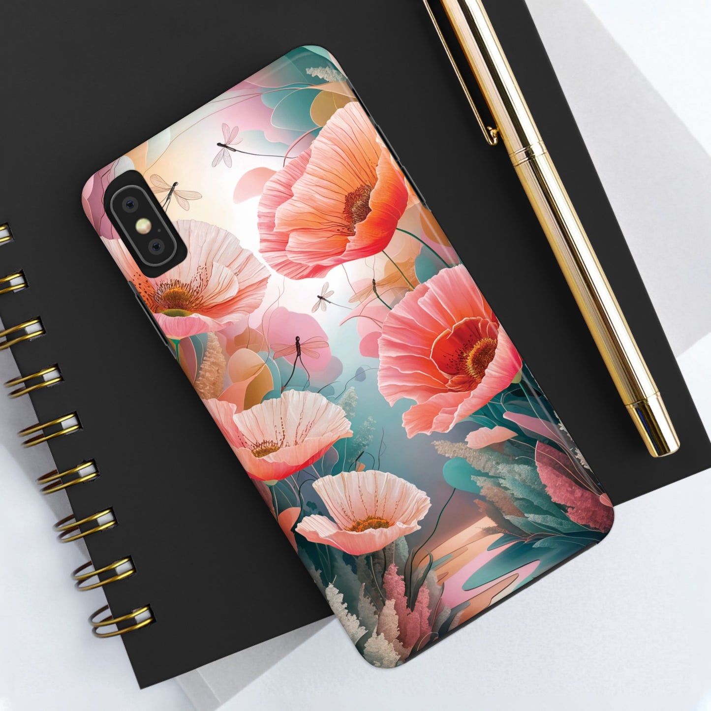 Whimsical Wings and Petal Whispers - Tough Phone Cases