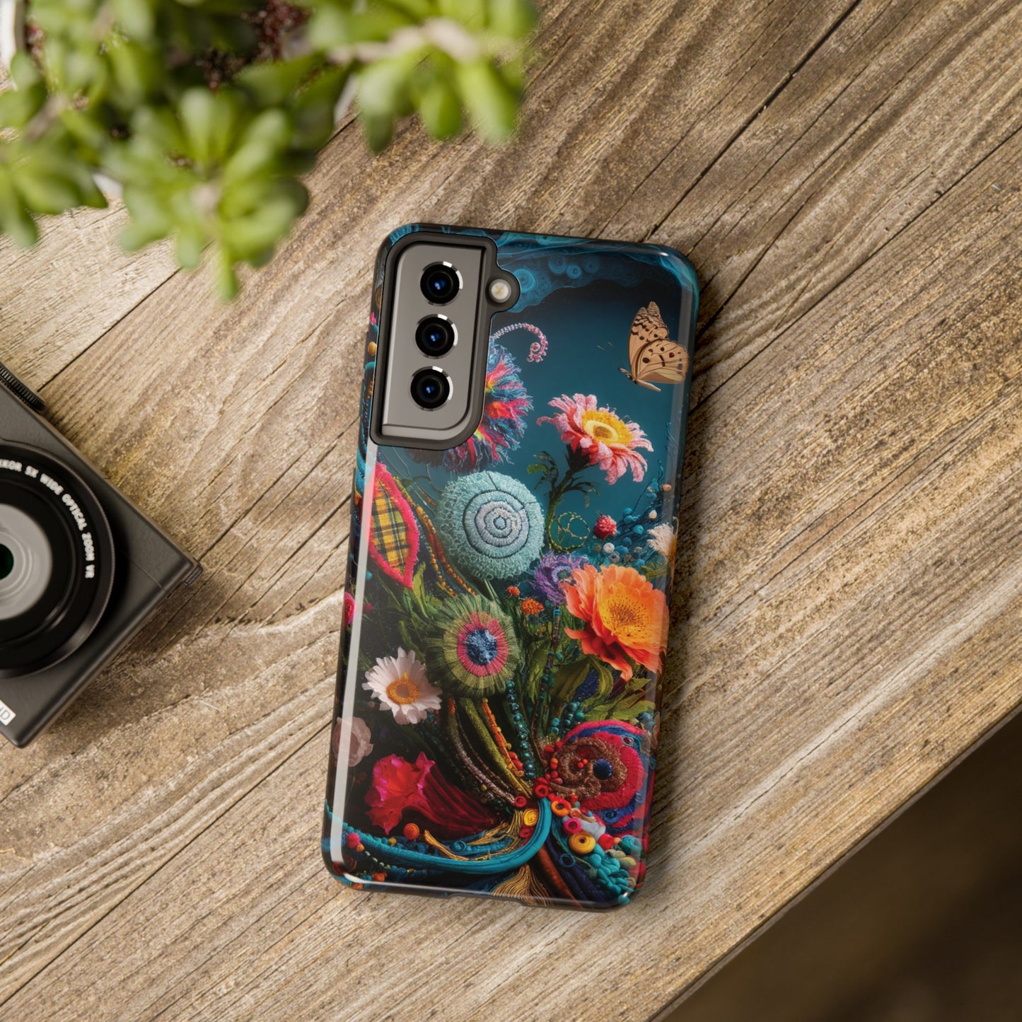 Botanical Sewing Whimsy - Tough Phone Cases