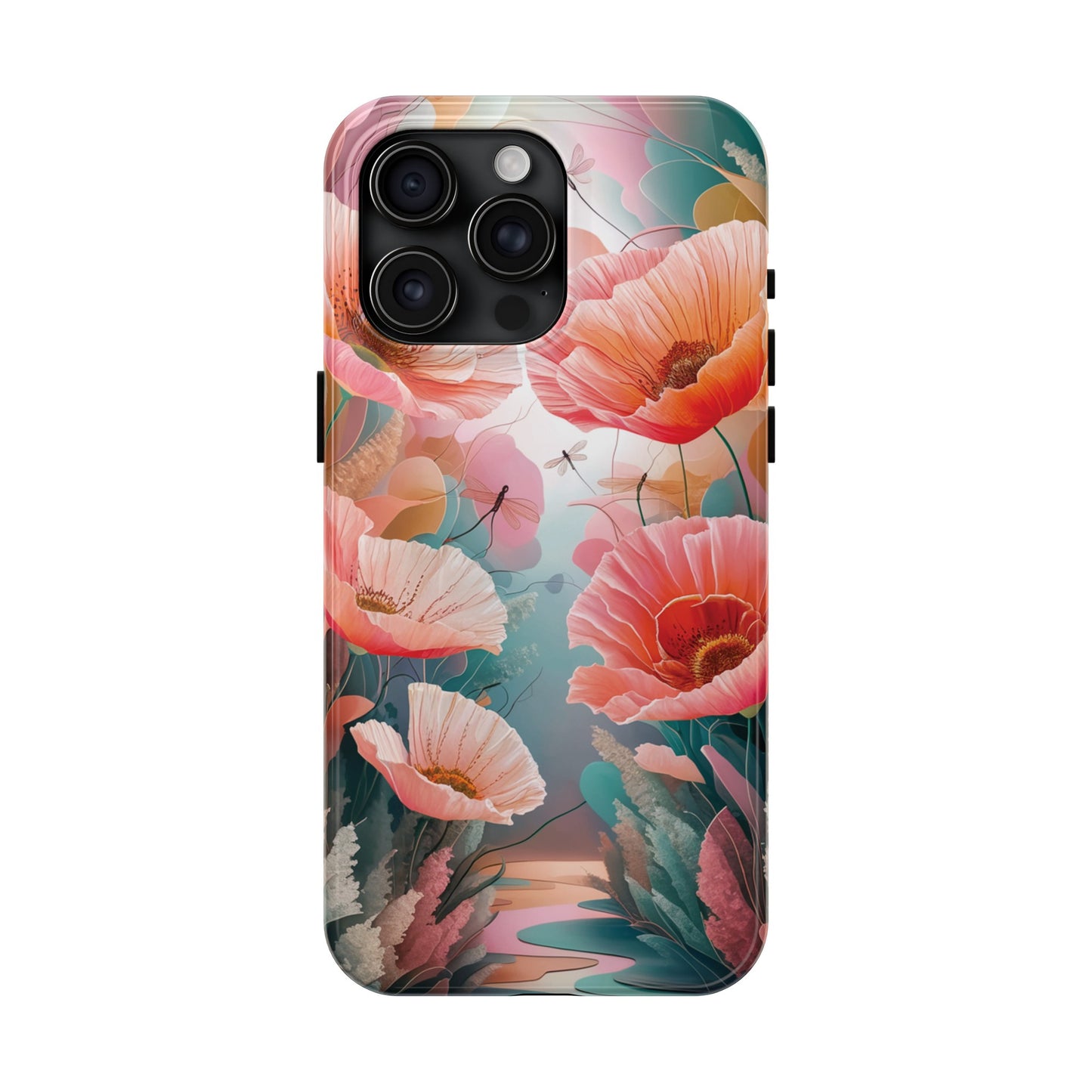Whimsical Wings and Petal Whispers - Tough Phone Cases