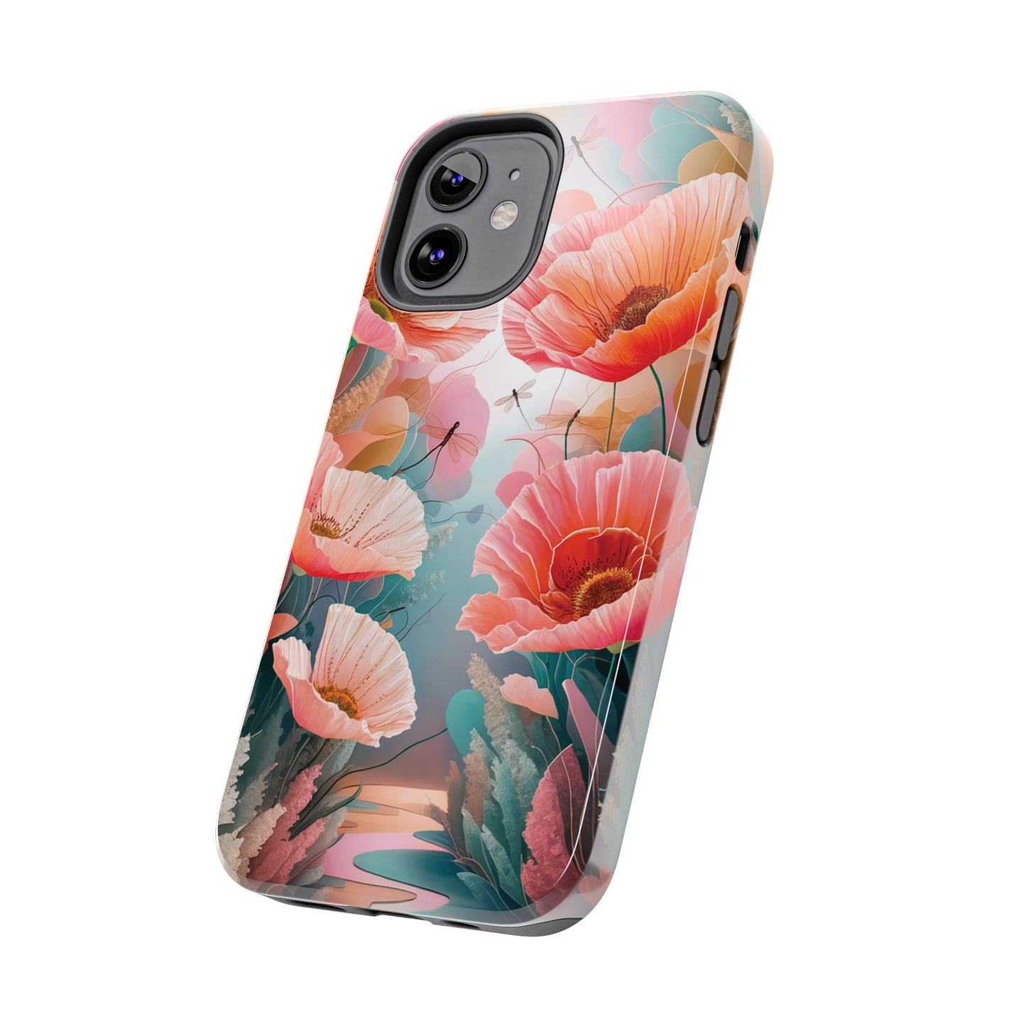 Whimsical Wings and Petal Whispers - Tough Phone Cases