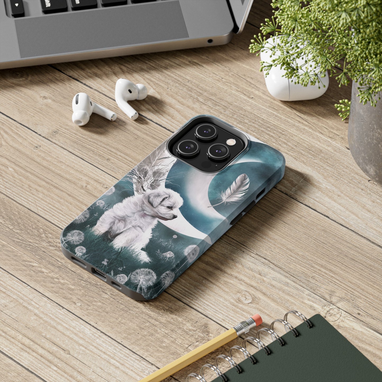 Enchanted Lunar Pup - Tough Phone Cases