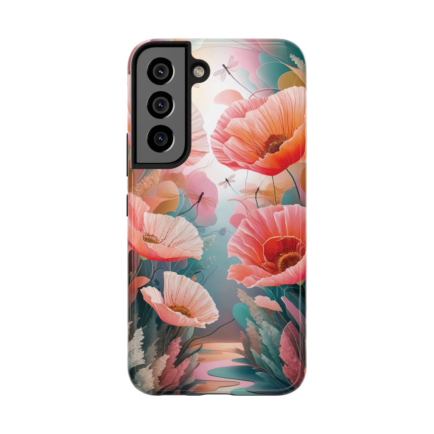 Whimsical Wings and Petal Whispers - Tough Phone Cases