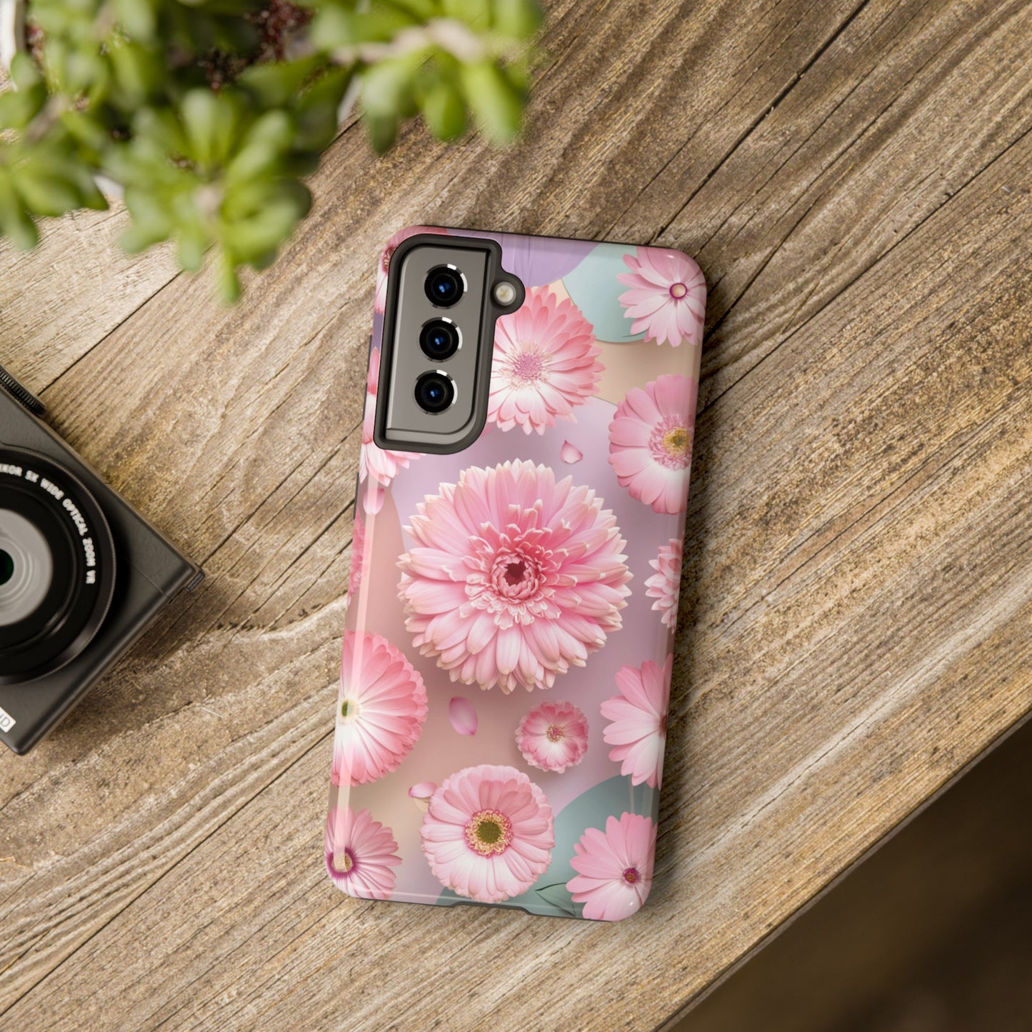 Pink Floral Bliss - Tough Phone Cases