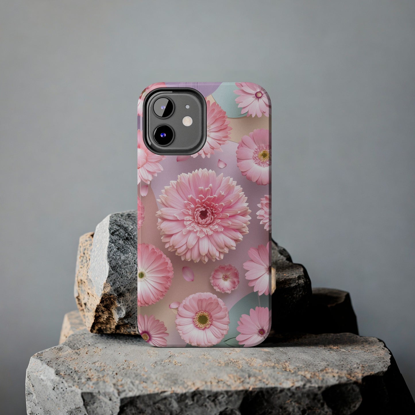 Pink Floral Bliss - Tough Phone Cases