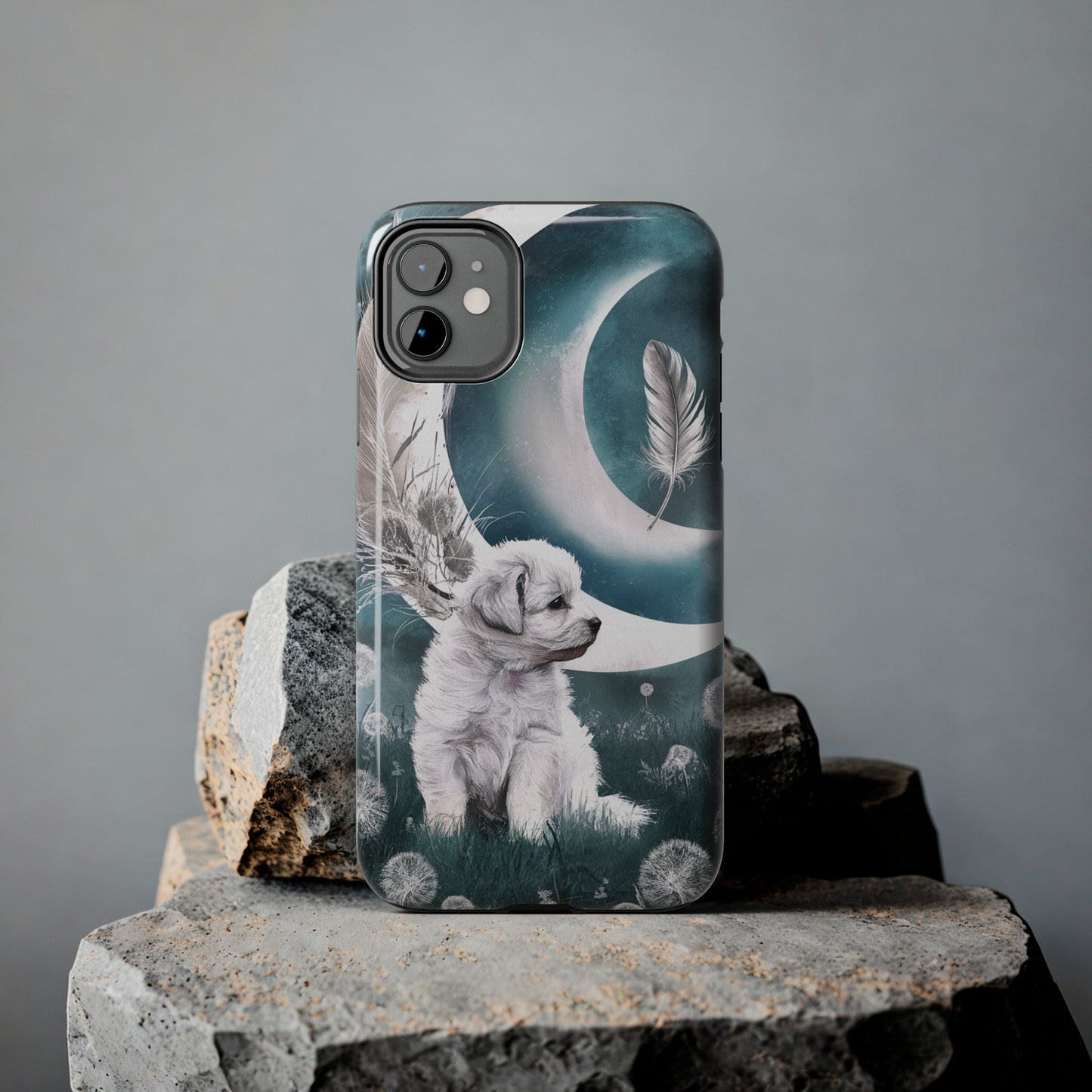 Enchanted Lunar Pup - Tough Phone Cases