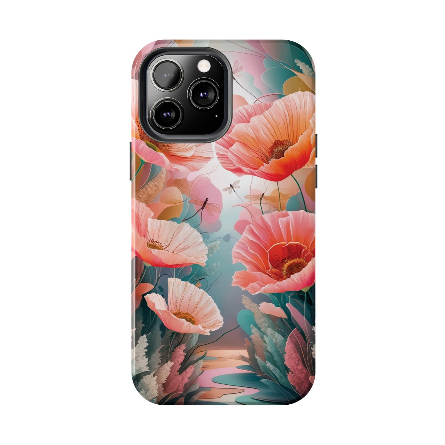 Whimsical Wings and Petal Whispers - Tough Phone Cases