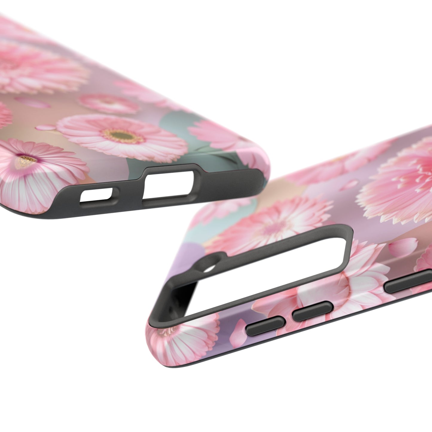 Pink Floral Bliss - Tough Phone Cases