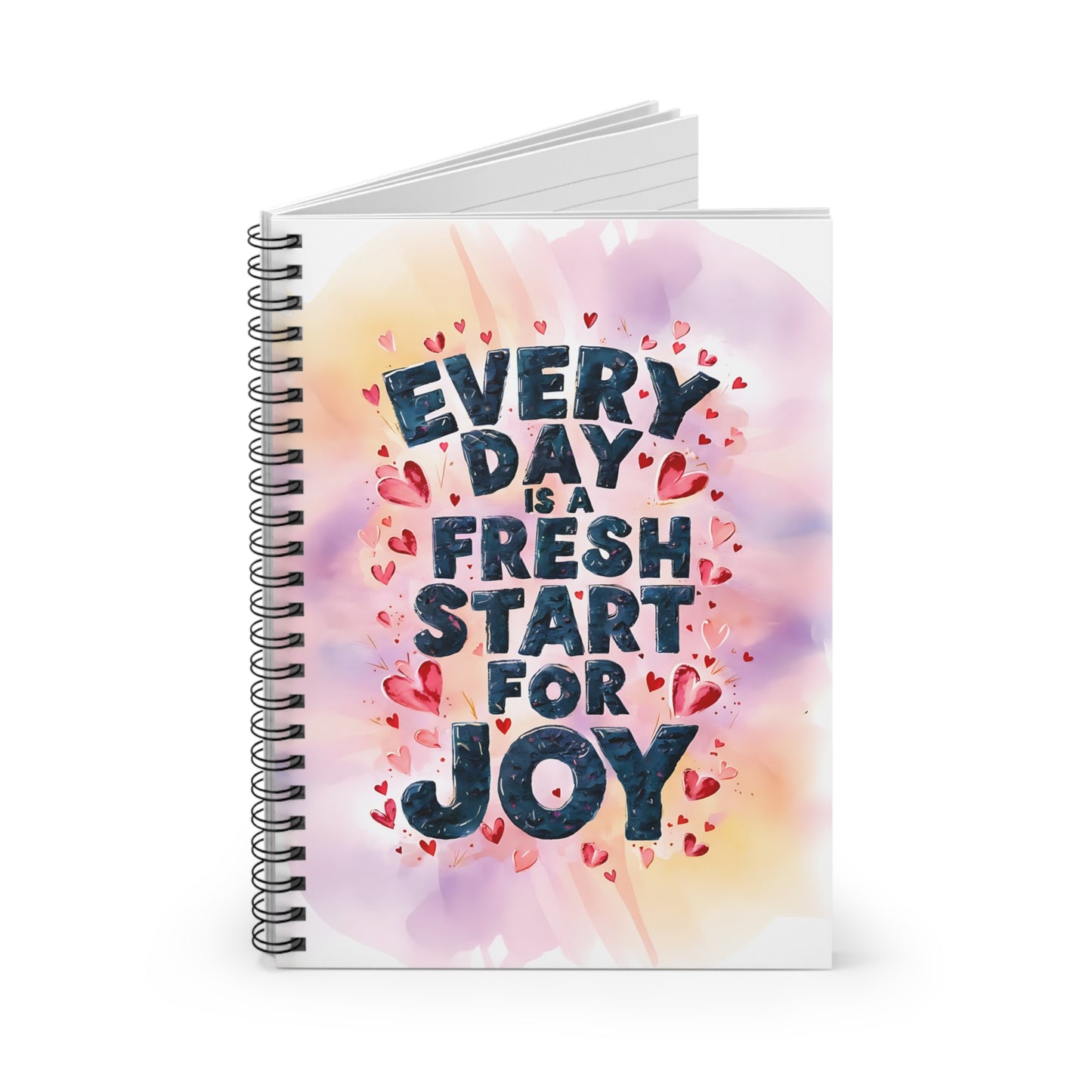 Everyday is a Fresh Start For Joy Spiral Notebook - Ruled Line