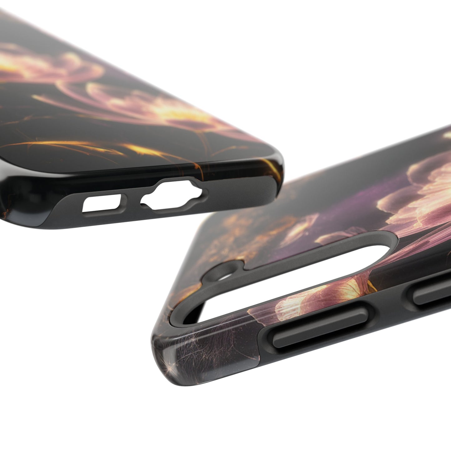 Night Lotus Glow - Tough Phone Cases
