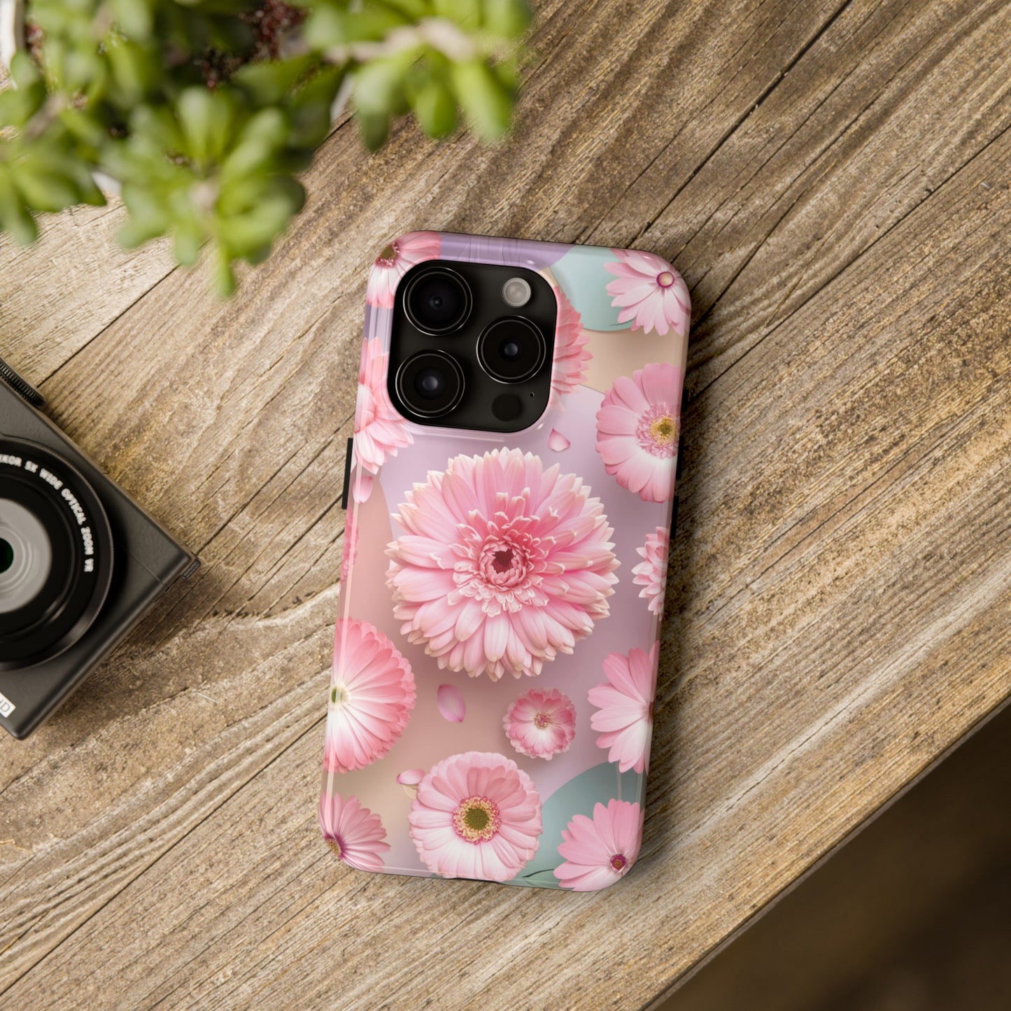 Pink Floral Bliss - Tough Phone Cases