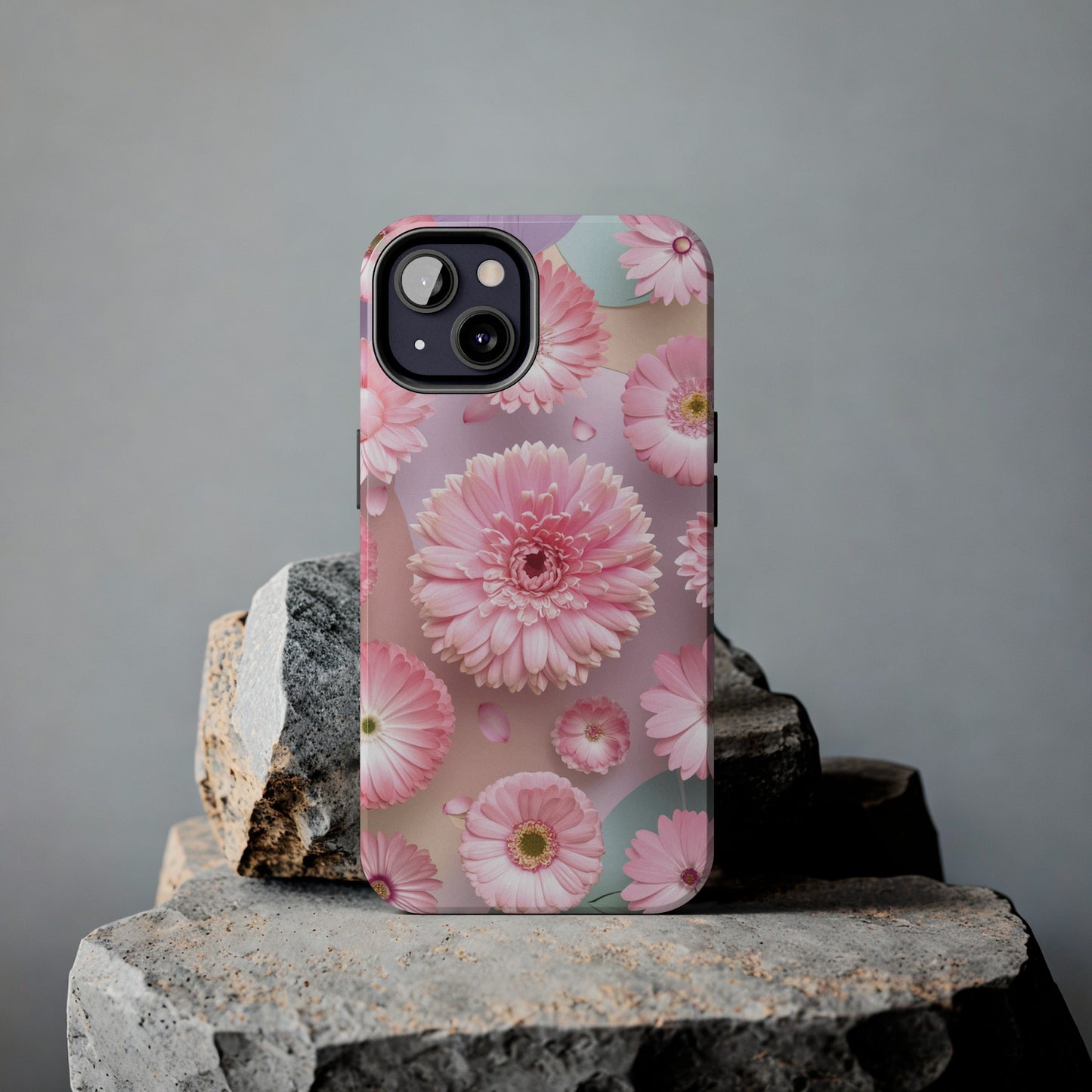 Pink Floral Bliss - Tough Phone Cases