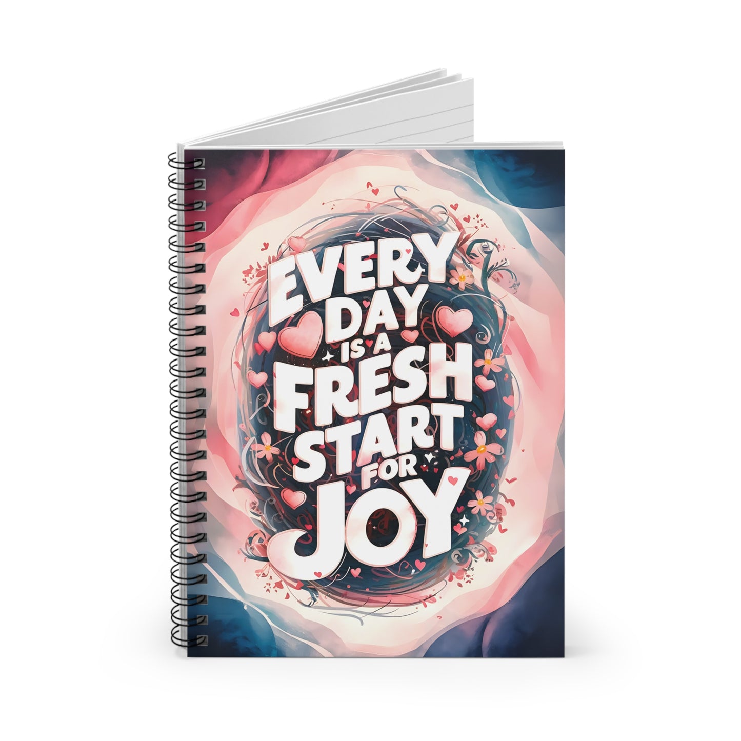 Everyday is a Fresh Stary for Joy Spiral Notebook - Ruled Line