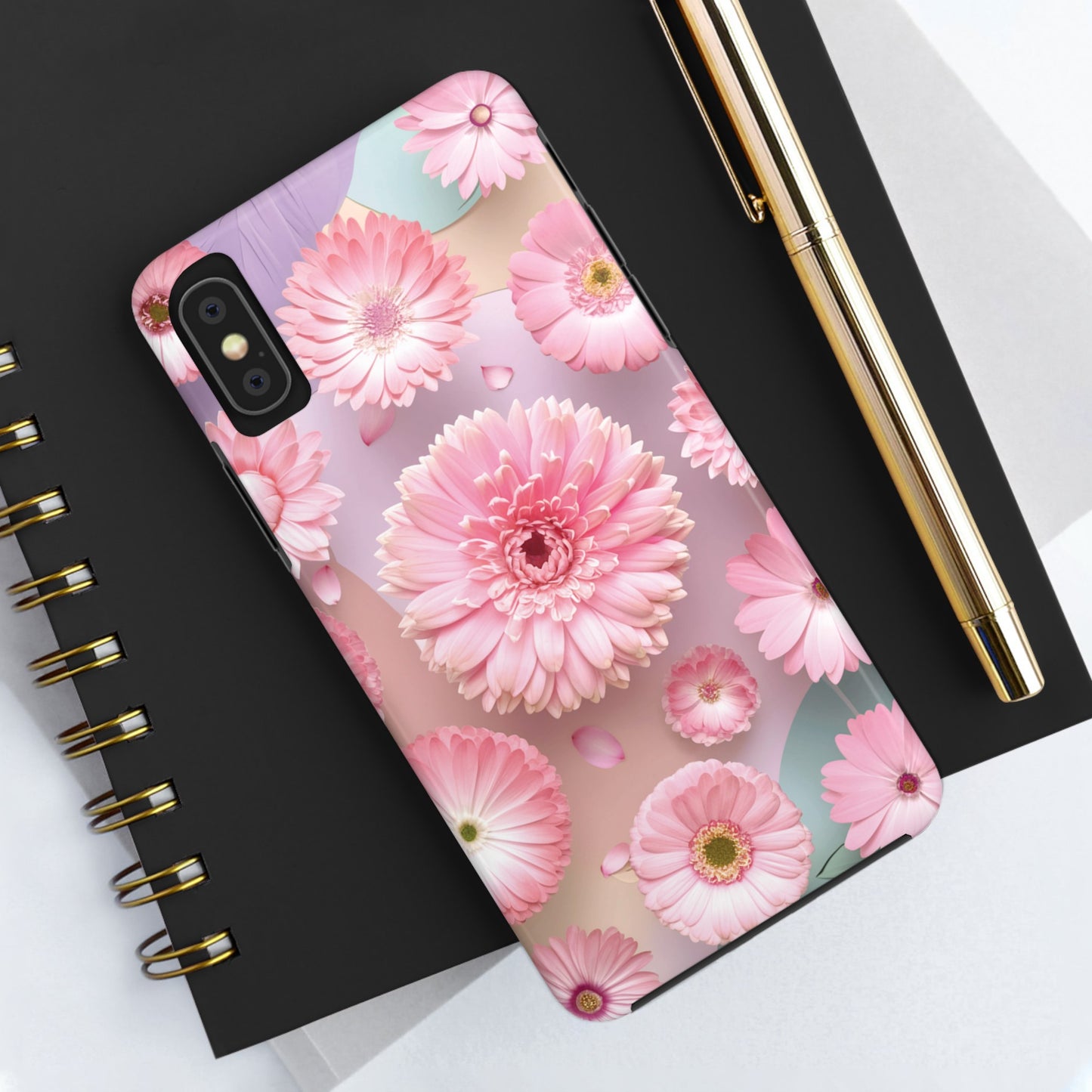 Pink Floral Bliss - Tough Phone Cases