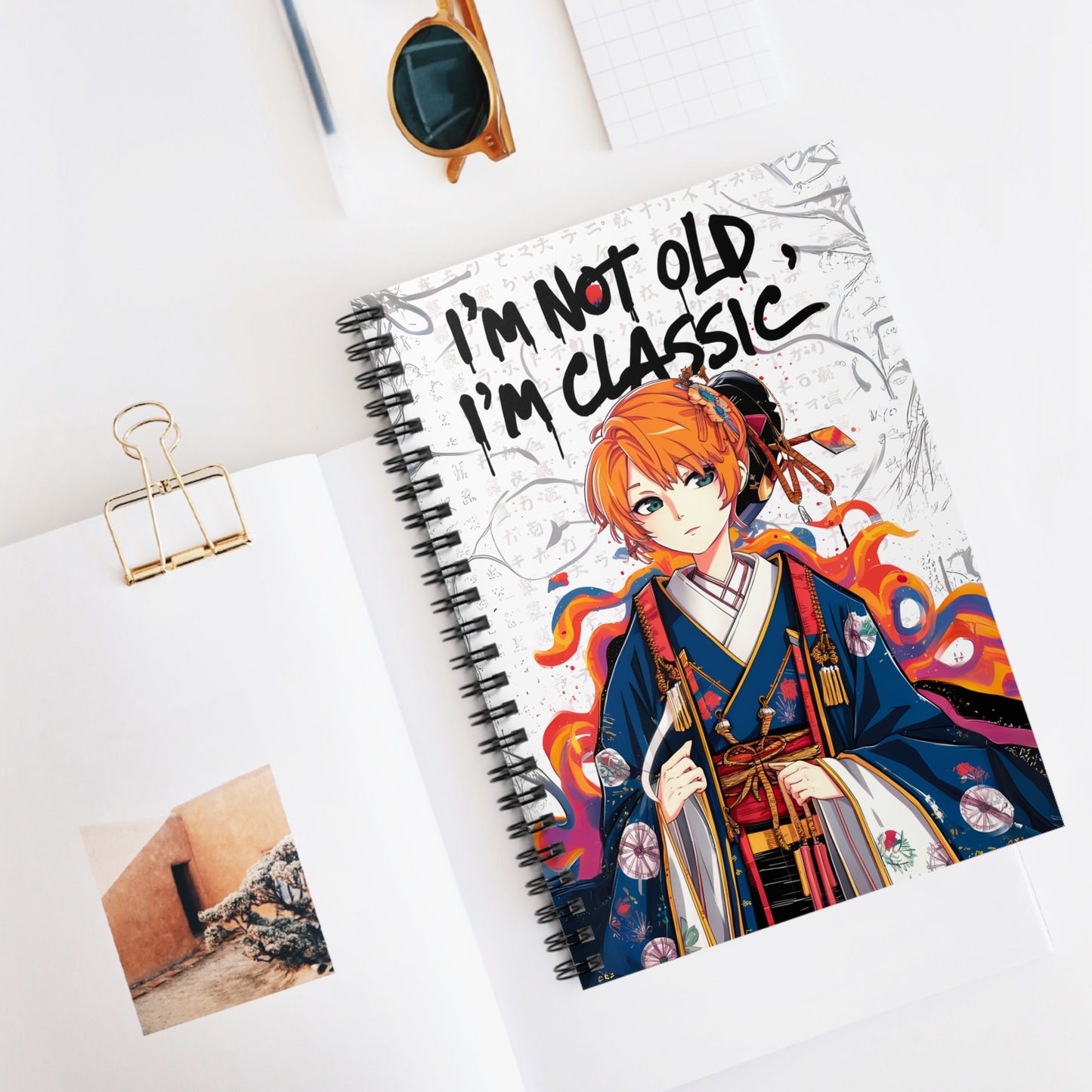 "I'm Not Old, I'm Classic." Spiral Notebook - Ruled Line