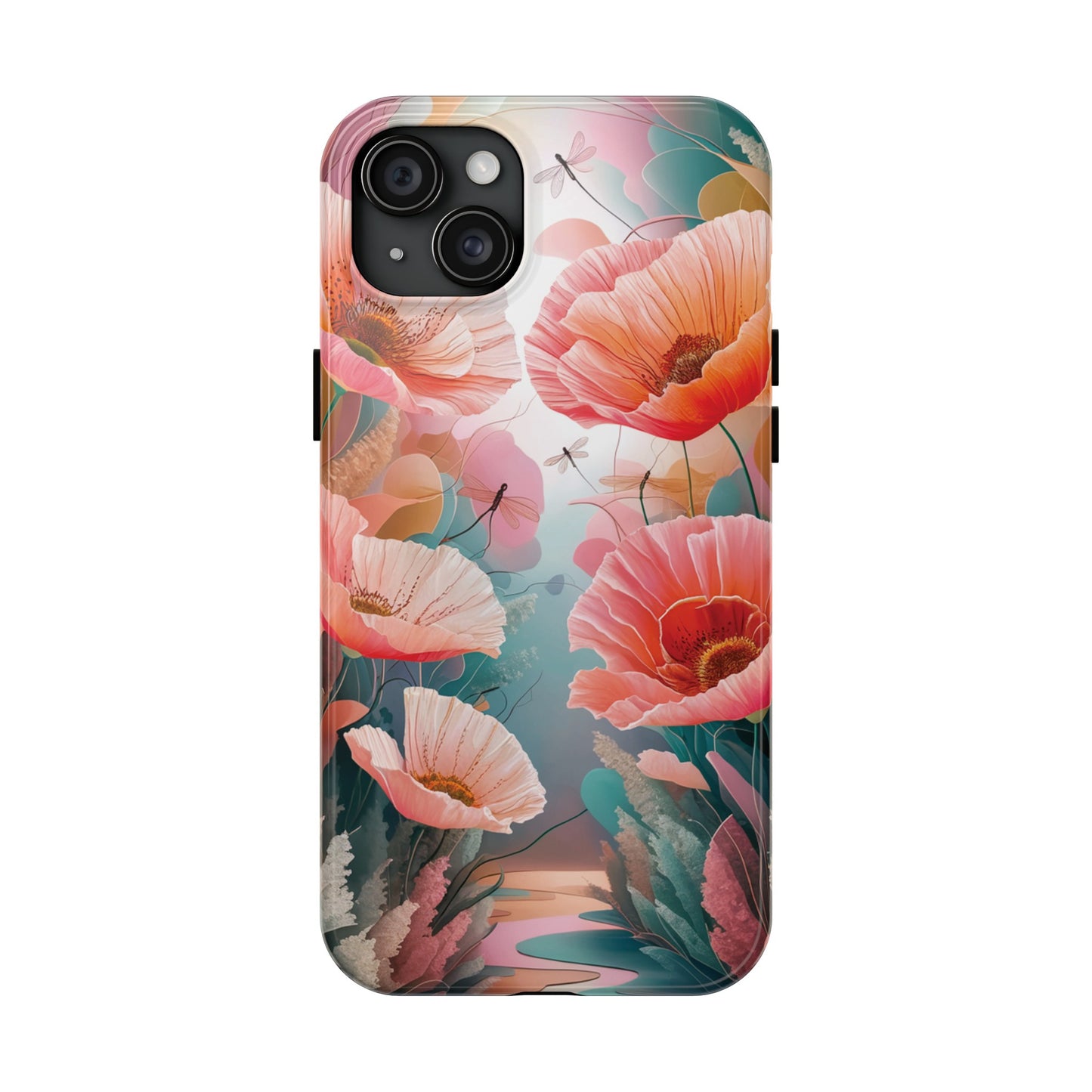 Whimsical Wings and Petal Whispers - Tough Phone Cases
